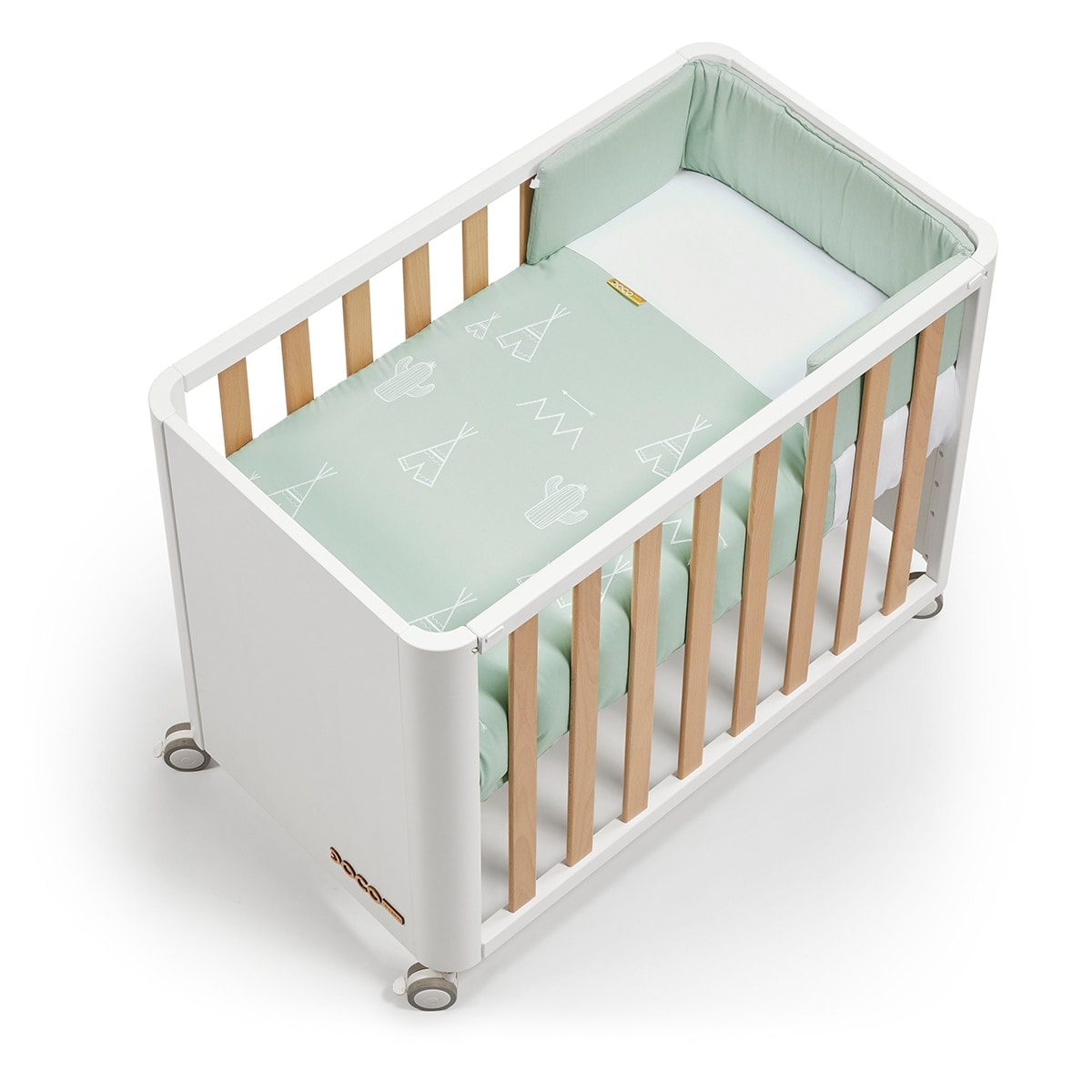 Cotinfant - Minicuna-Cuna de colecho (50 x 90 cm.) Cotinfant Doco Style Sleeping blanco-natural. - Image 1