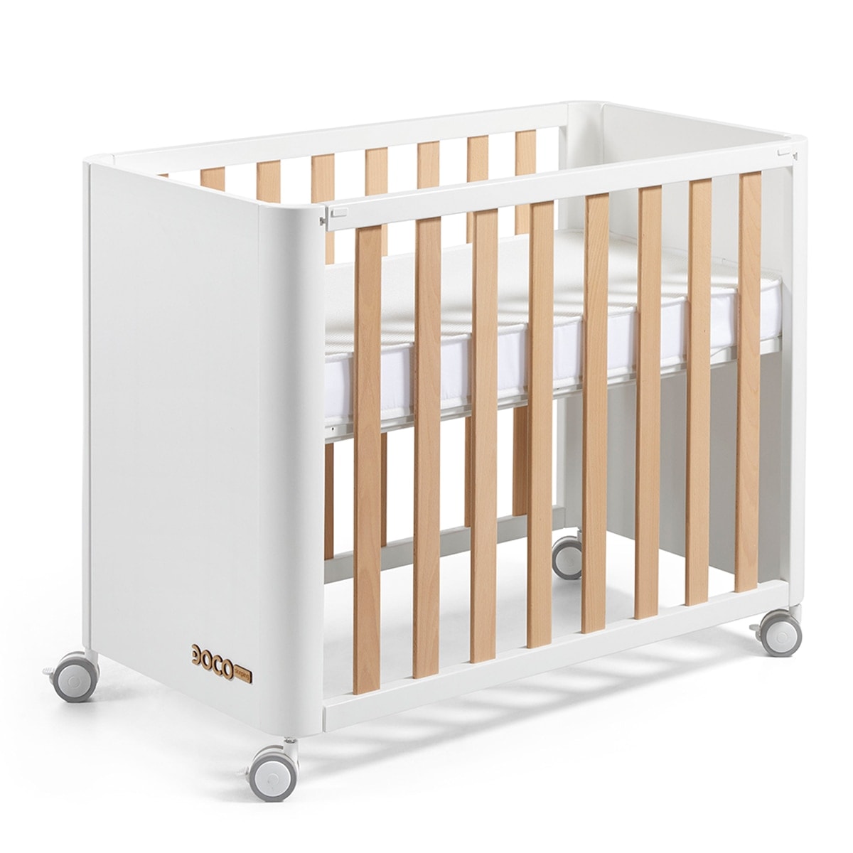 Cotinfant - Minicuna de colecho ( 90X50cm ) Cotinfant Doco Sleeping Style blanco-natural (sin colchón). - Image 1
