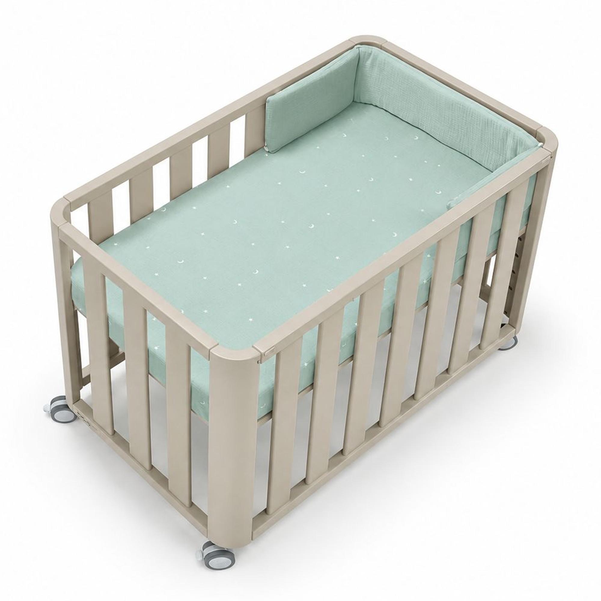 Cotinfant - Pack Minicuna colecho (90x50 cm) Cotinfant Doco Sleeping + colchón + textil SILVA. - Image 1