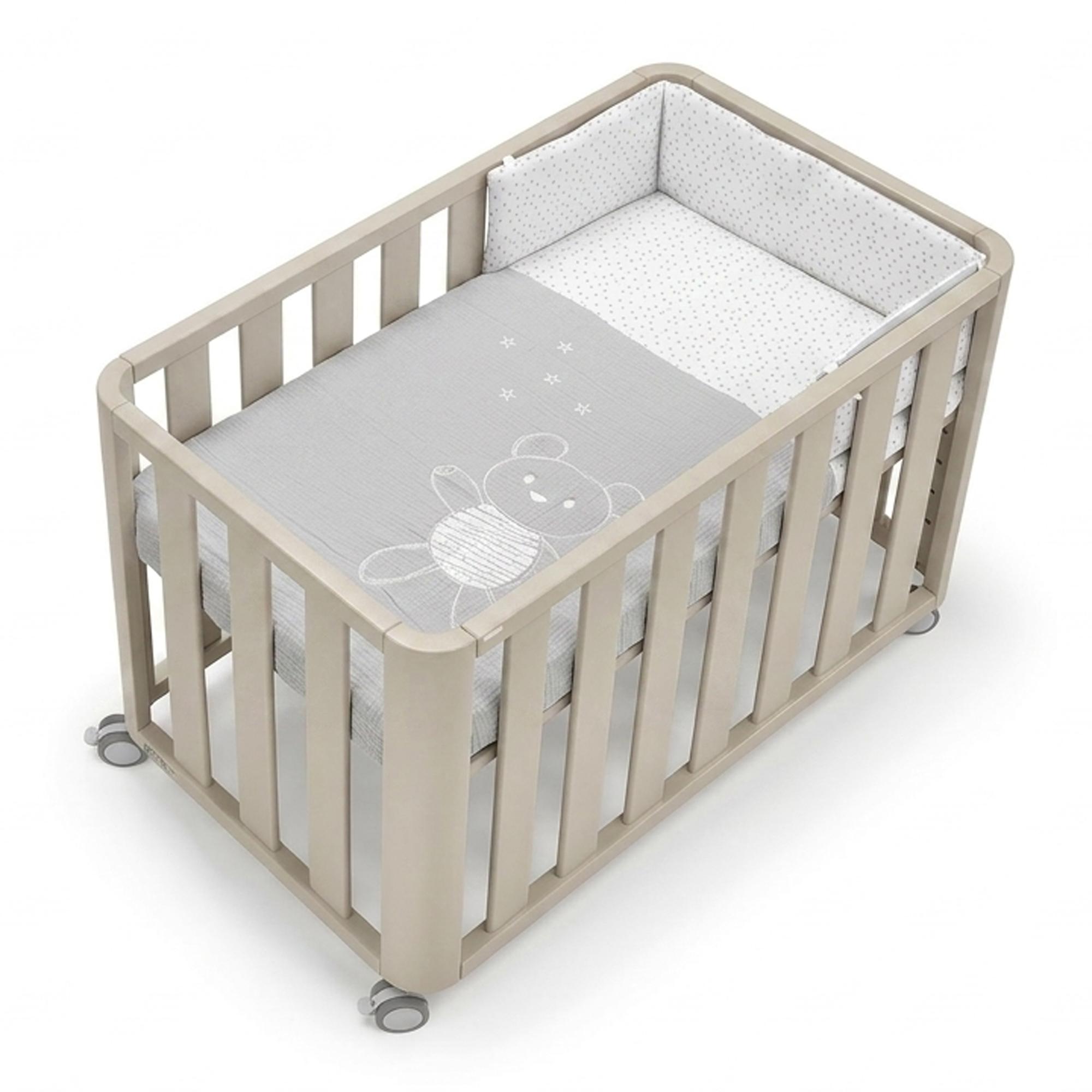 Cotinfant - Pack Minicuna colecho (90x50 cm) Cotinfant Doco Sleeping + colchón + textil SILVA. - Image 1