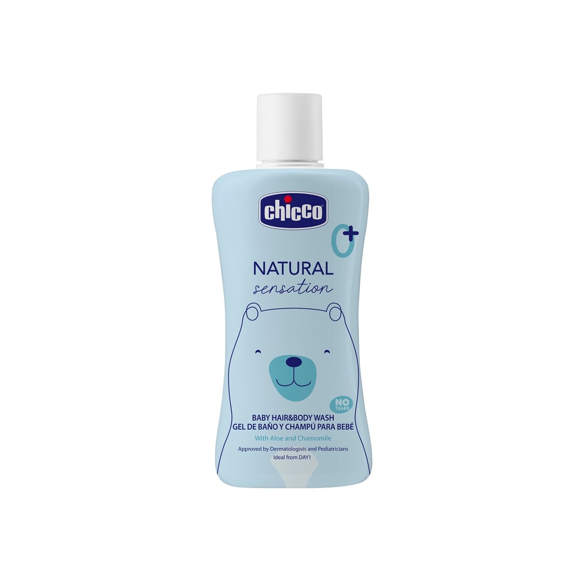 Chicco - Gel cuerpo cabello NATURAL sensation Chicco 200ml 0m+. - Image 1