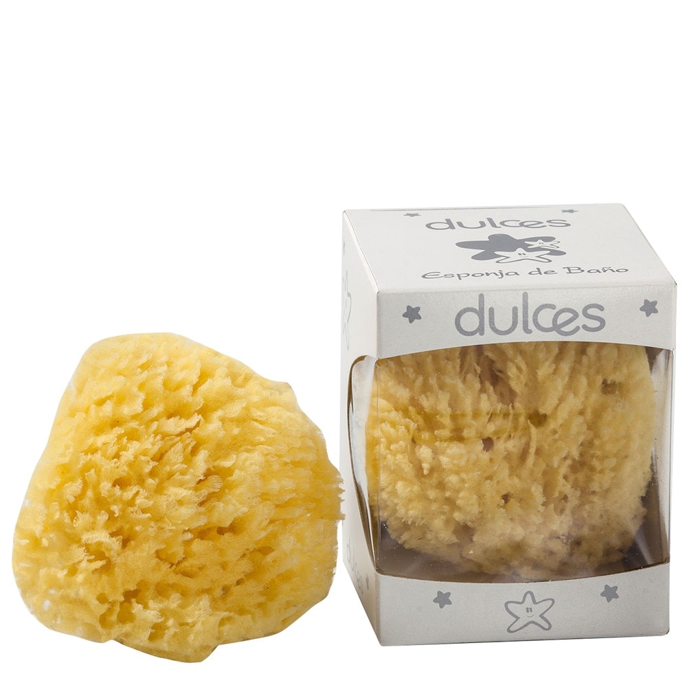 Dulces - Esponja Natural Marina Dulces amarillo. - Image 1