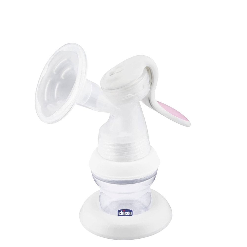 Chicco - Sacaleches Manual Chicco con Copa de Silicona transparente. - Image 1
