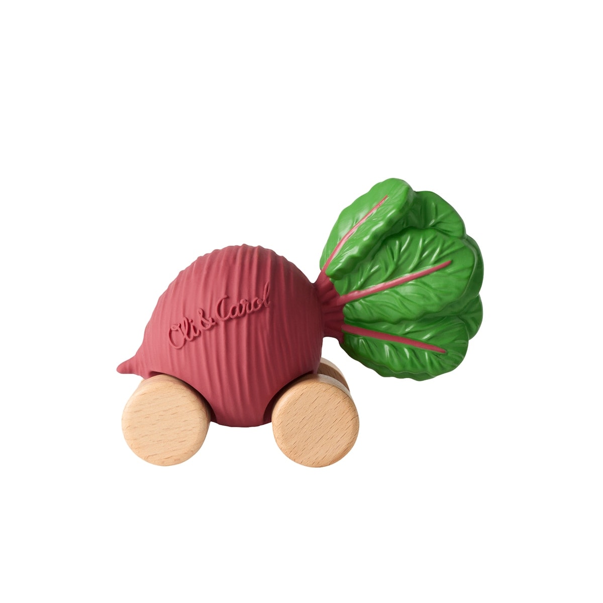 Oli&Carol - Mordedor y coche de arrastre Oli&Carol remolacha colección Green Car. - Image 1