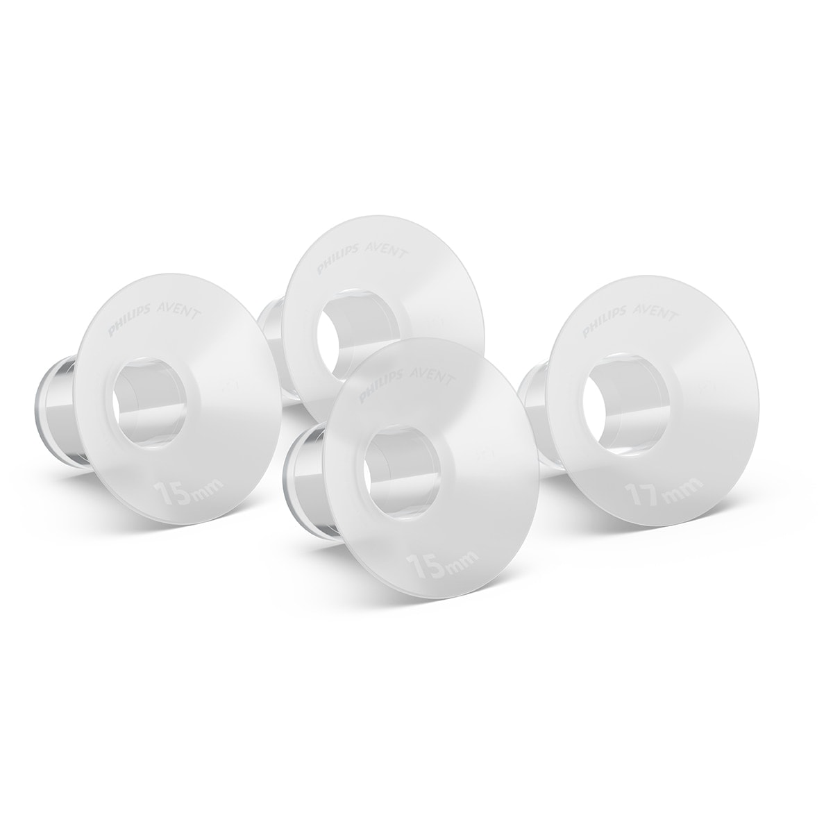 Philips Avent - Almohadillas sacaleches manos libres Philips Avent tallas 15 y 17mm. - Image 1