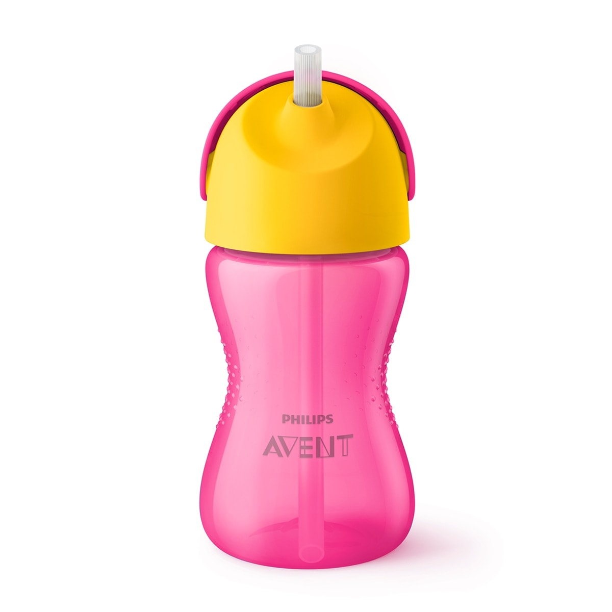 Philips Avent - Vaso con Pajita Flexible Philips Avent Niña (300 ml.) rosa. - Image 1