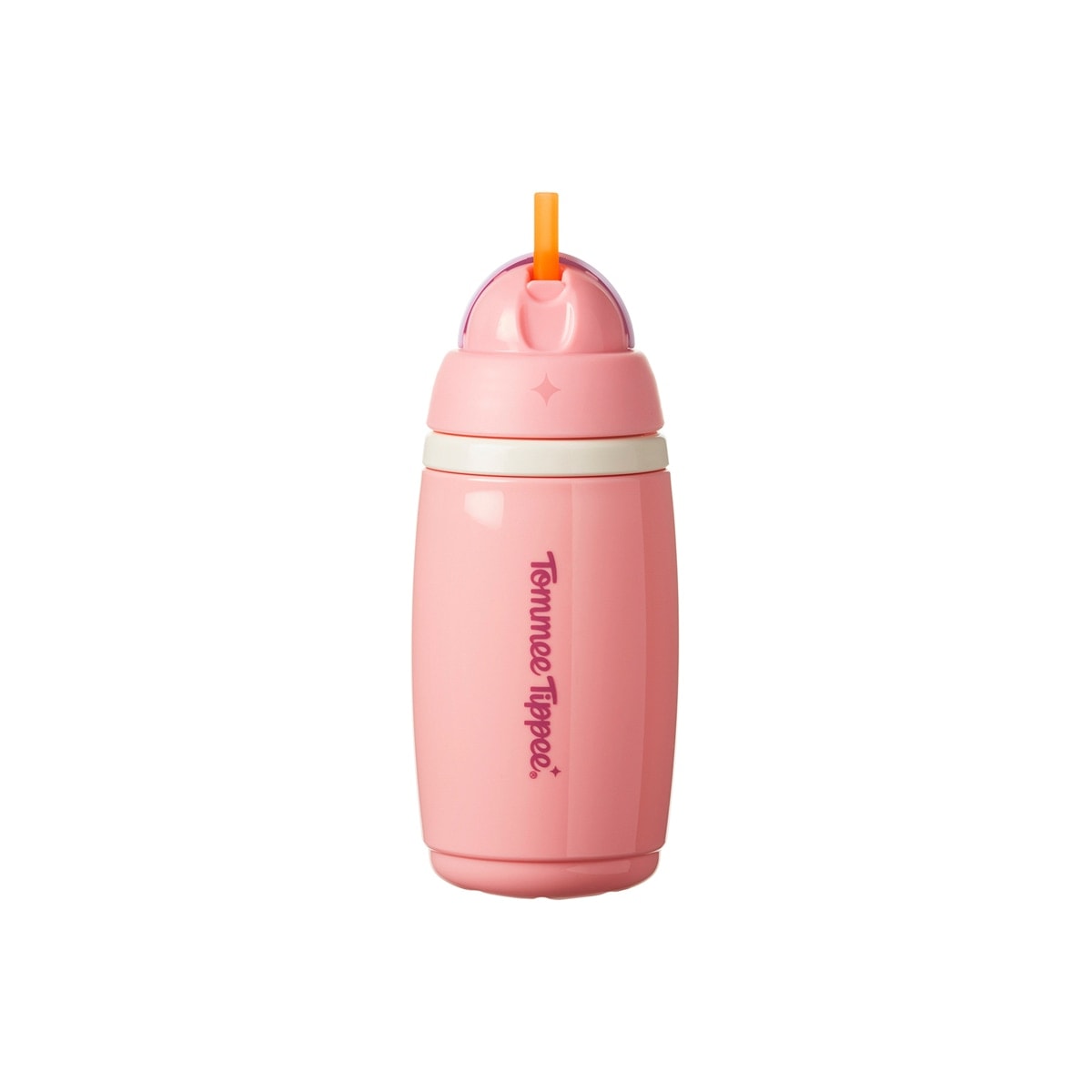 Tommee Tippee - Botella con pajita Tommee Tippee insulated active 266ml, 12 meses. - Image 1