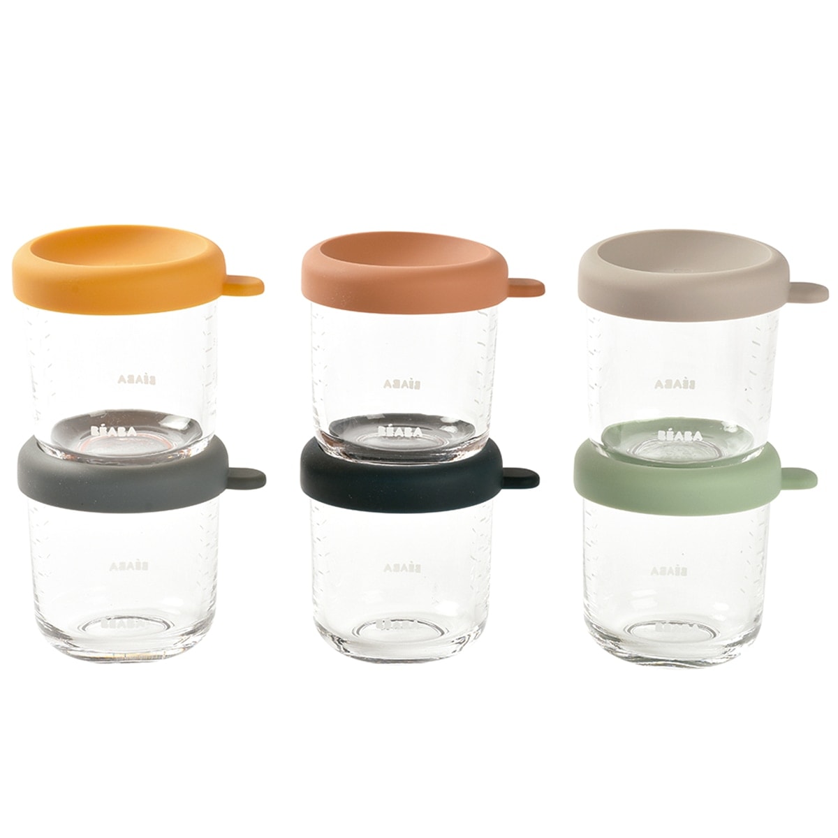Béaba - Botes de conservación de cristal Béaba 250ml pack 6ud. - Image 1