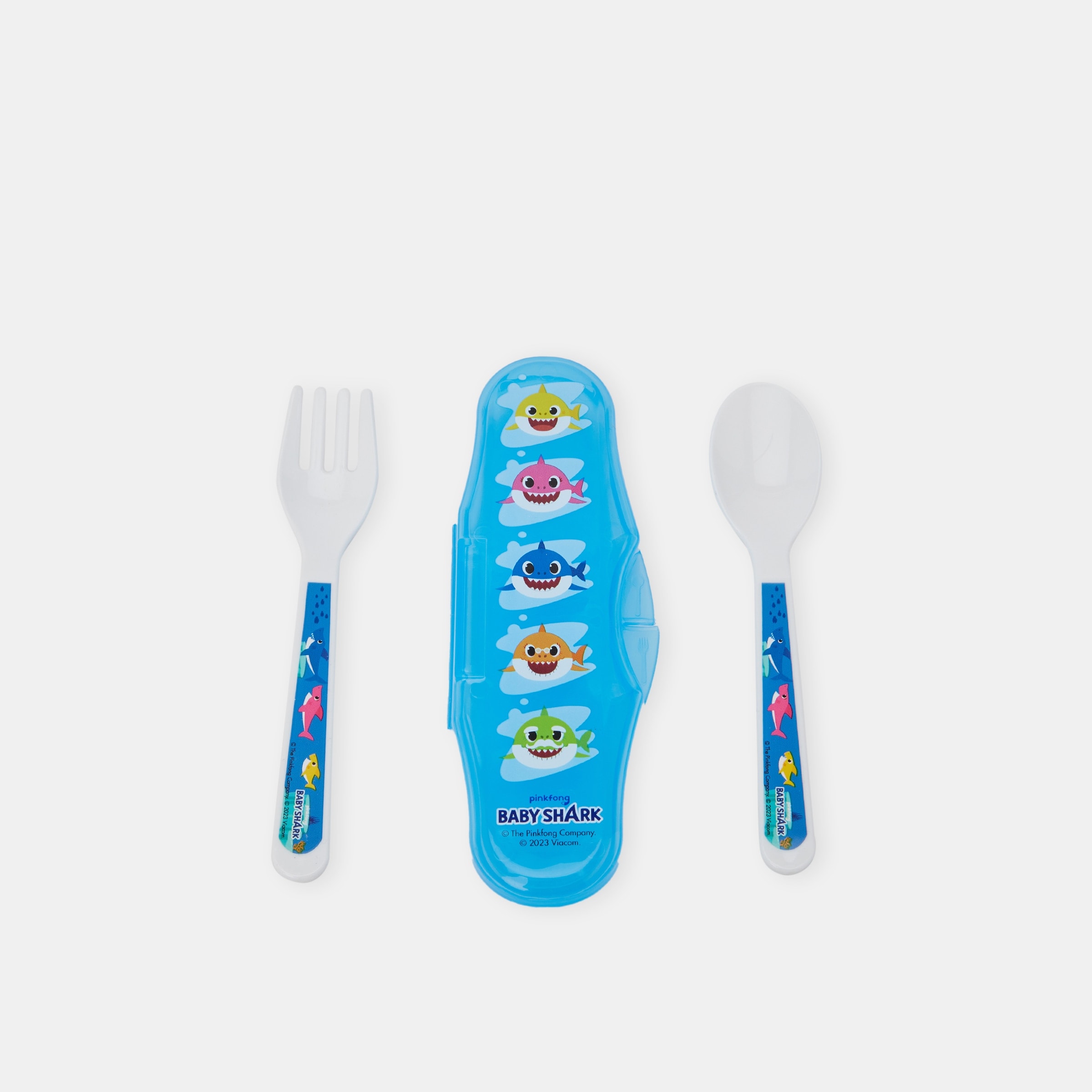 Stor - Juego de cubiertos con estuche Bbest Baby Shark. - Image 1