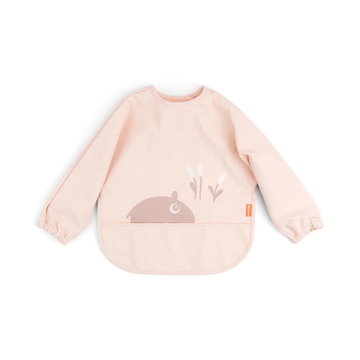 Done by Deer - Babero impermeable Done by Deer con bolsillo recoge migas y mangas. - Image 1