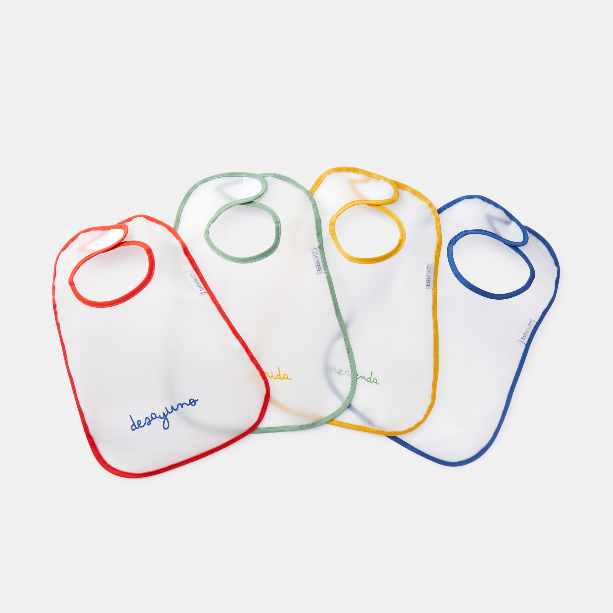 bbest - Pack 4 baberos Bbest comidas. - Image 1