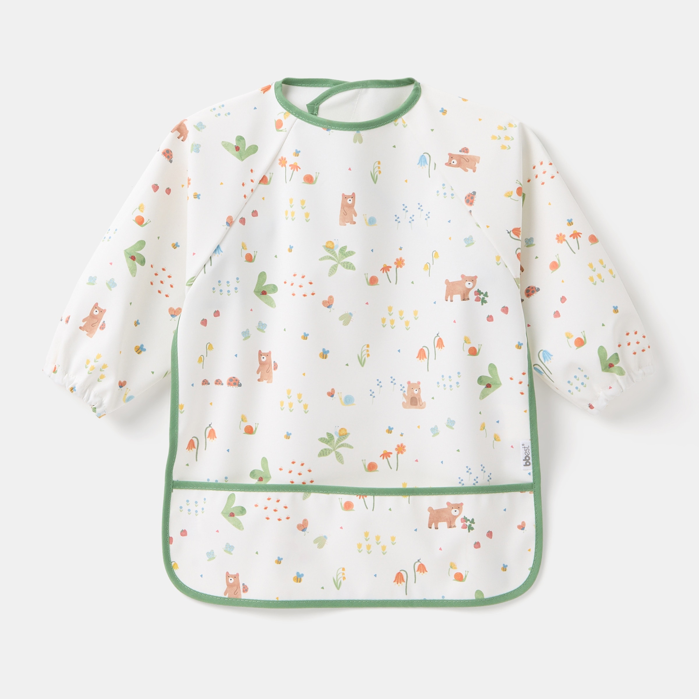 bbest - Babero con mangas Bbest - Little Bugs. - Image 1