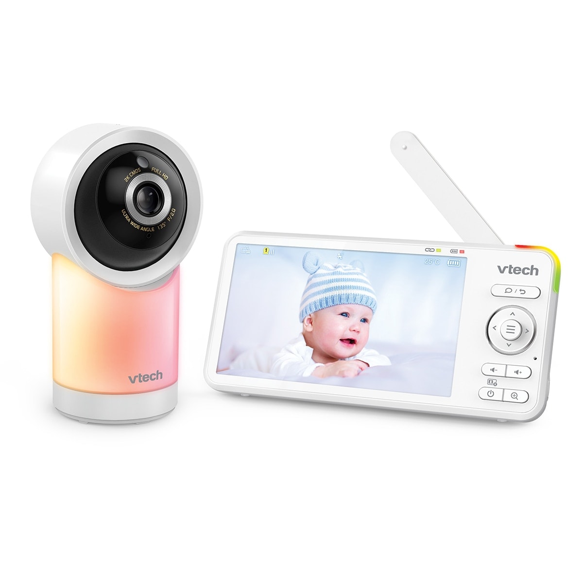 VTech - Vigilabebés VTECH WIFI conectado con pantalla Full HD de 5" con control a través de la APP gratuita.. - Image 1