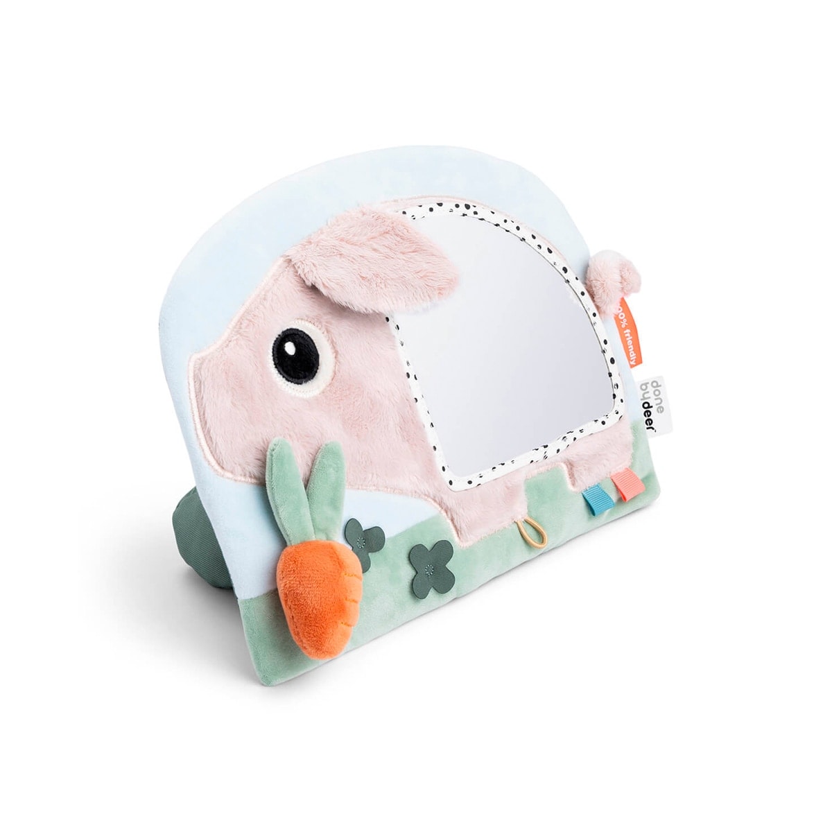 Done by Deer - Espejo actividad Done by Deer cerdito colección Tiny farm. - Image 1