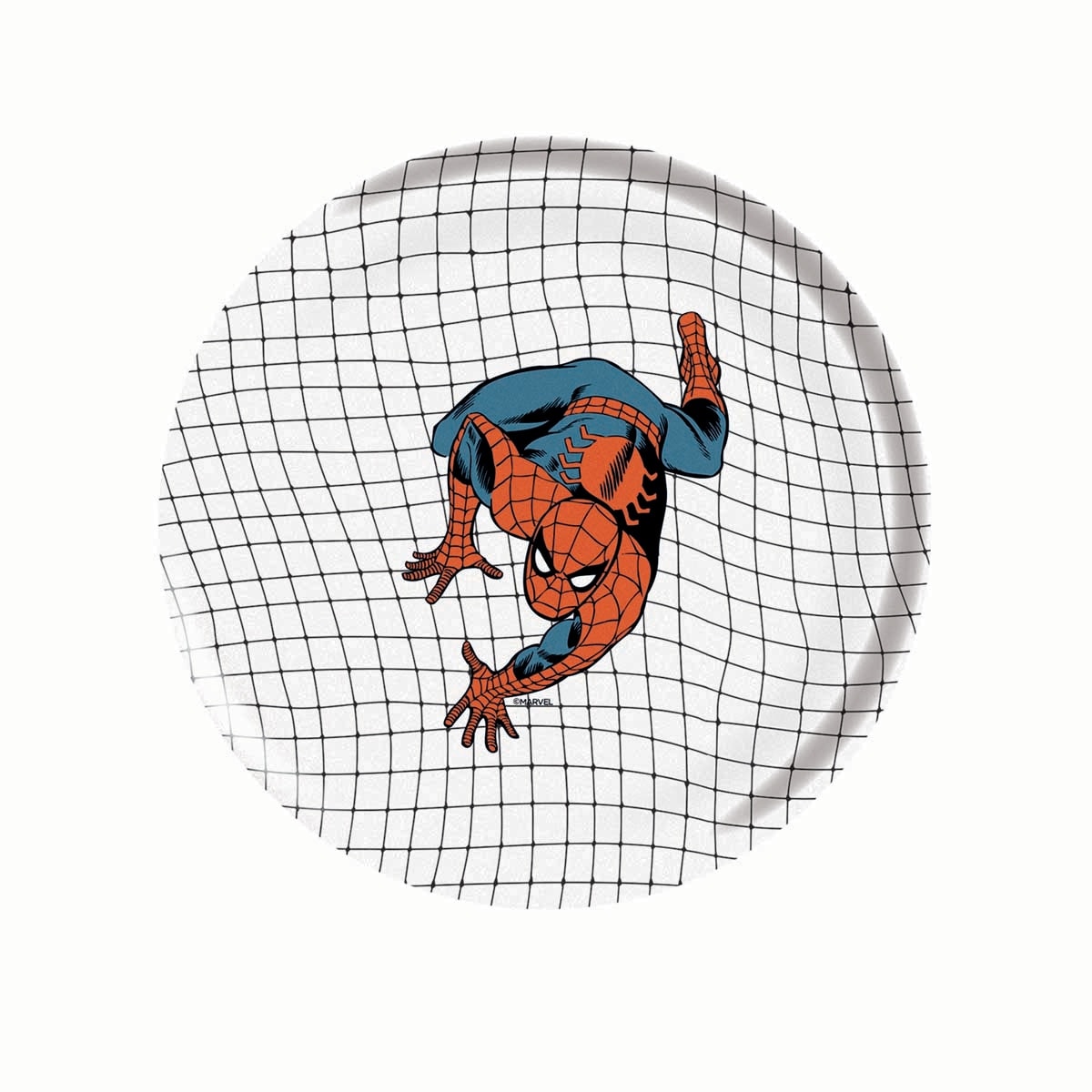 Disney - Plato de melamina decorado Spiderman. - Image 1