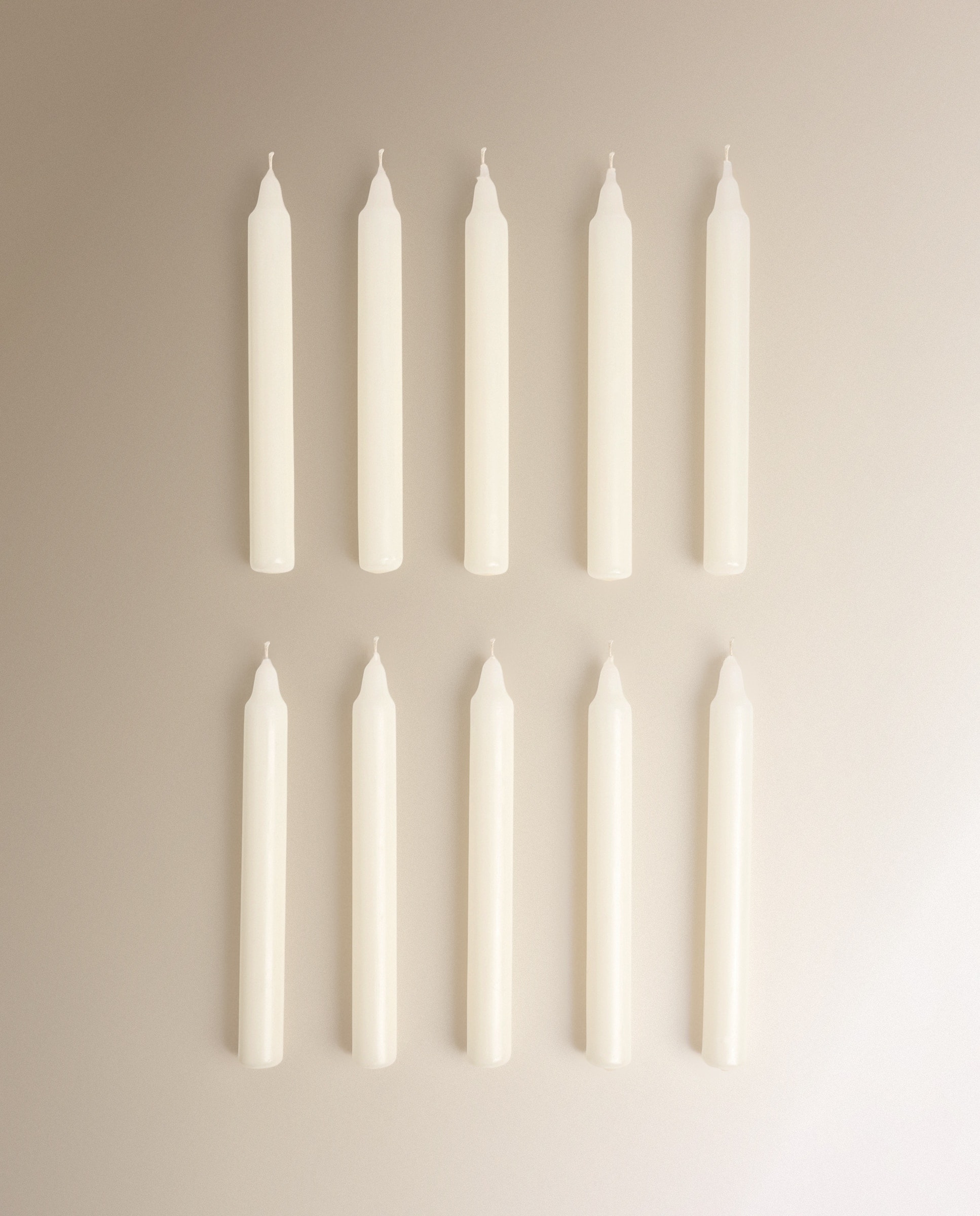 El Corte Inglés - Set de 10 velas Candelabro. - Image 1