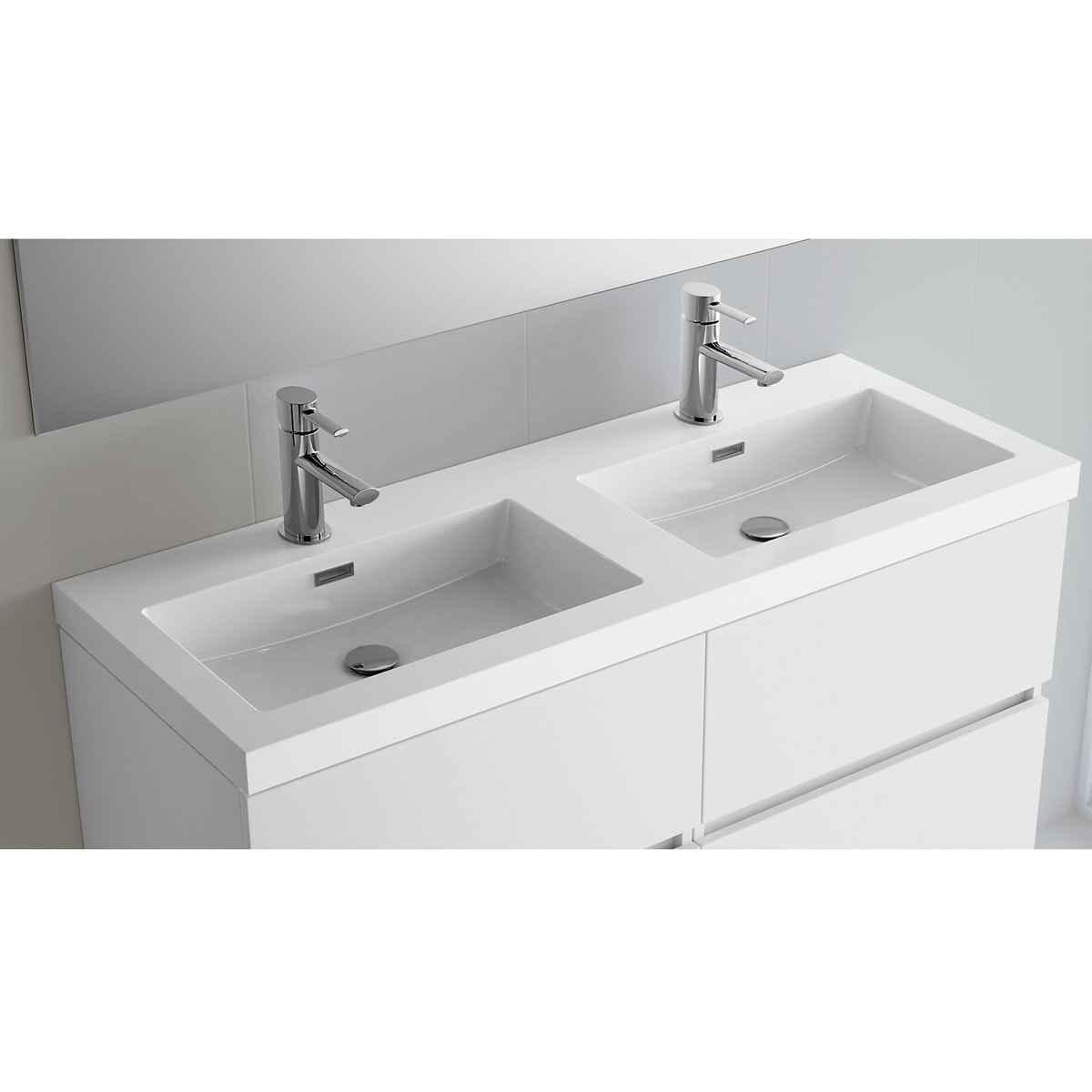 Salgar - Lavabo doble para encimera Toscana Salgar. - Image 1