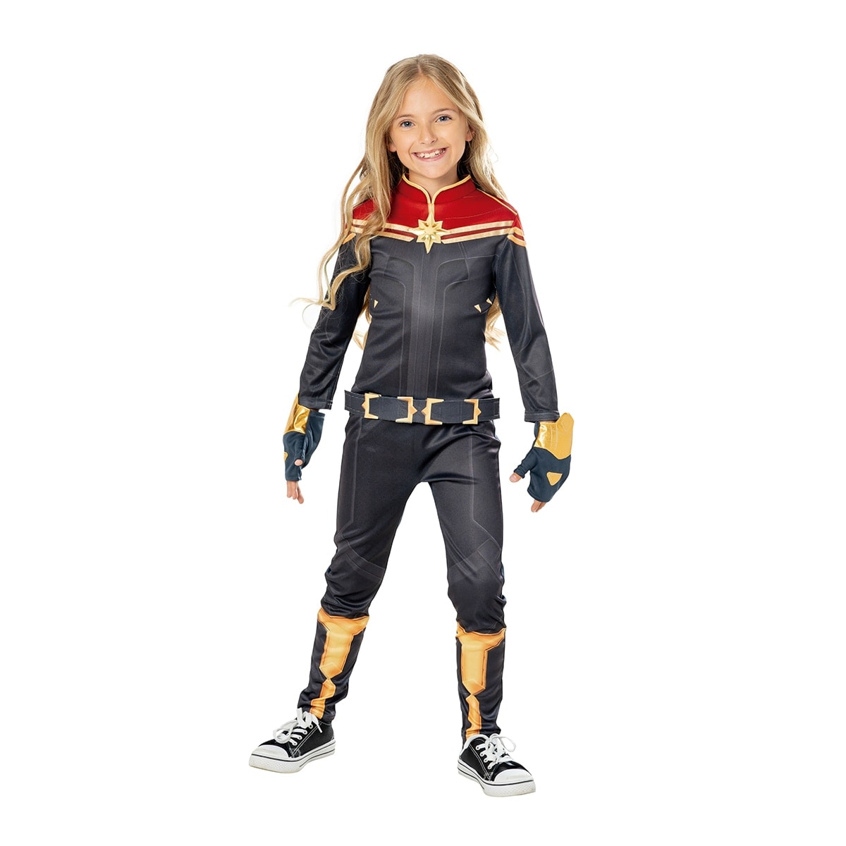 Rubies - Disfraz Infantil Capitana Marvel Deluxe Marvel. - Image 1