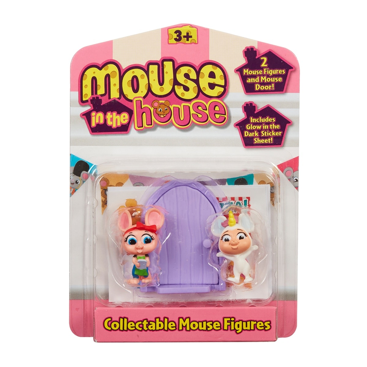 BANDAI - Pack de 2 figuras Mouse In The House Bandai. - Image 1