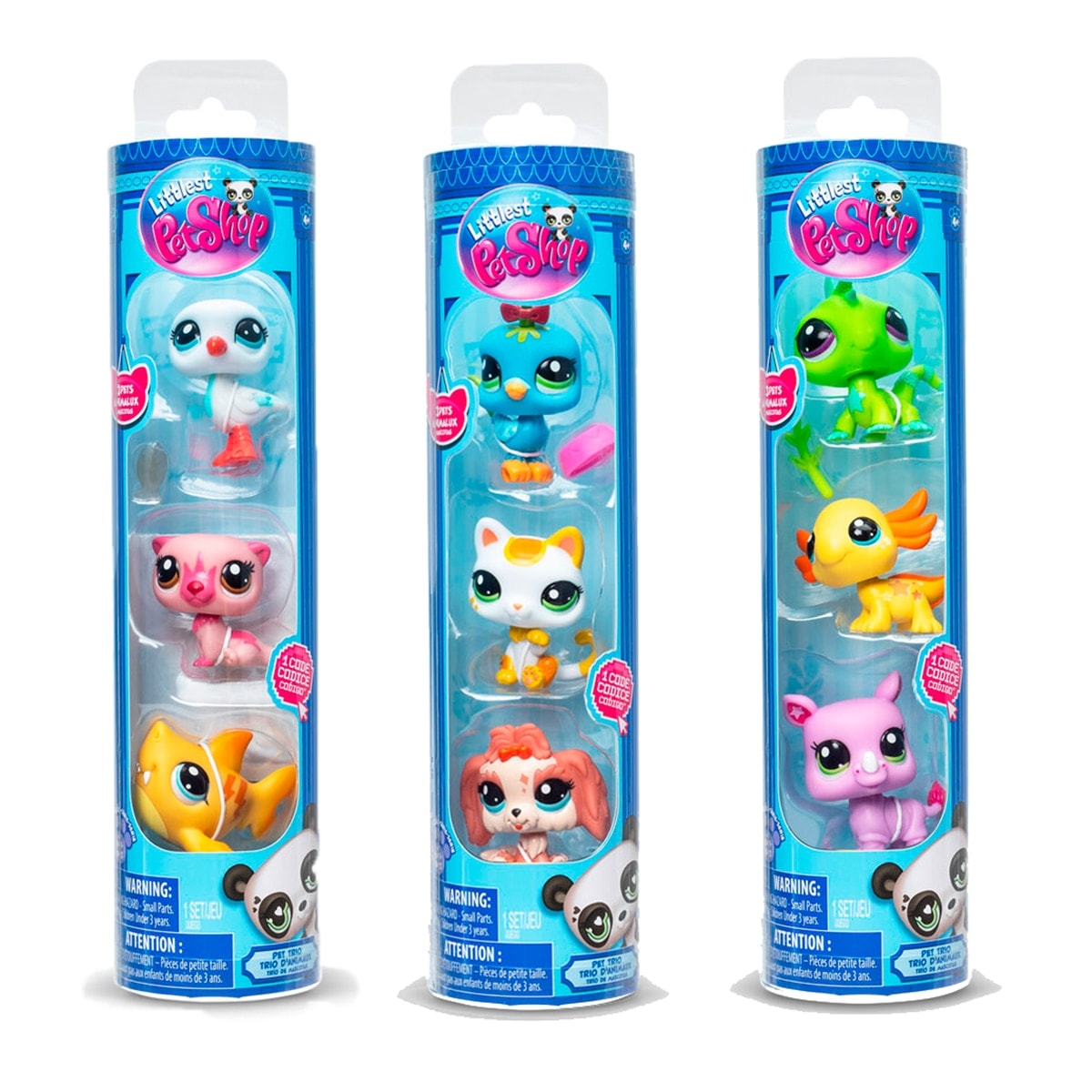 BANDAI - Pack de 3 - Mascotas Littlest Pet Shop. - Image 1