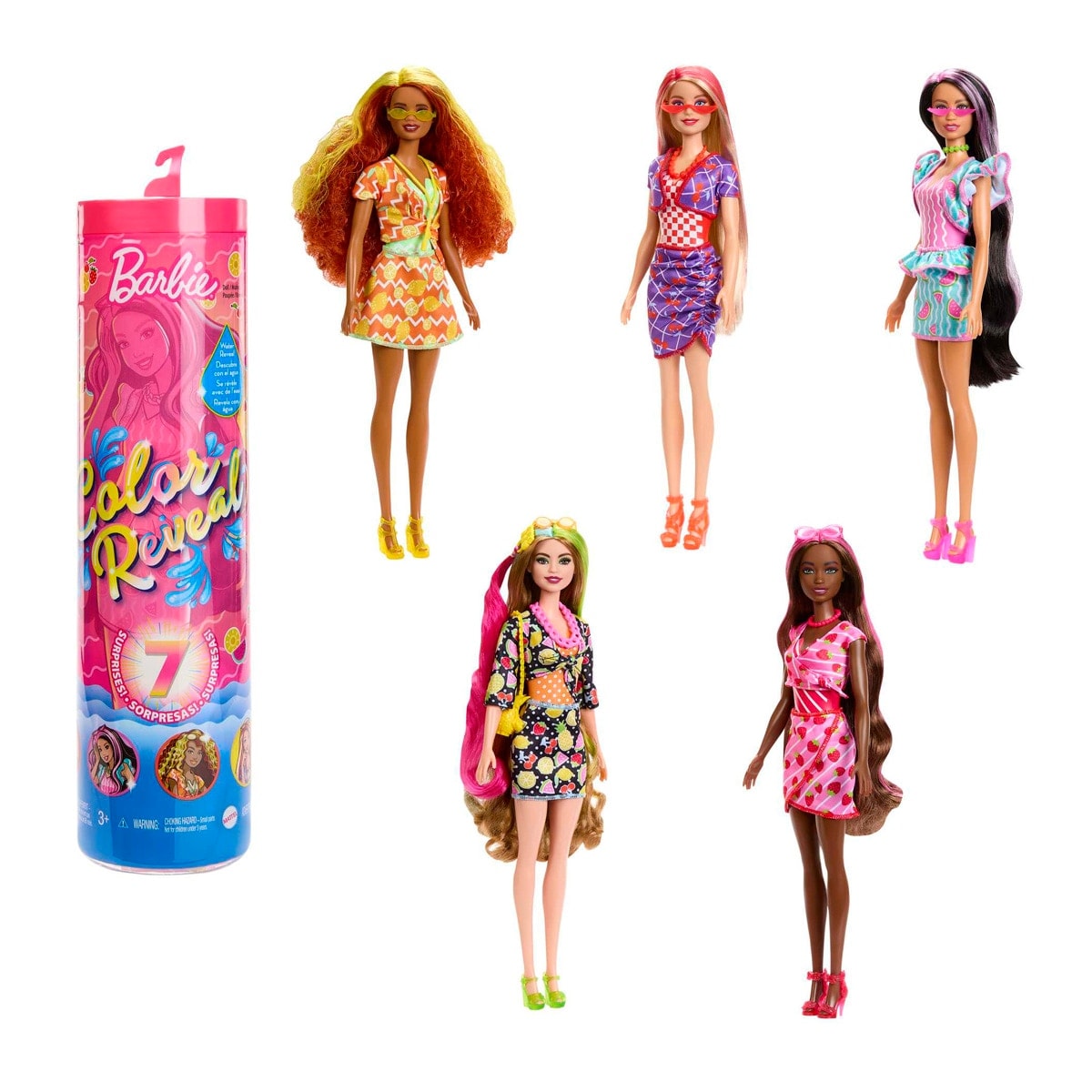 Muñeca Serie Frutas Barbie Color Reveal - Image 1