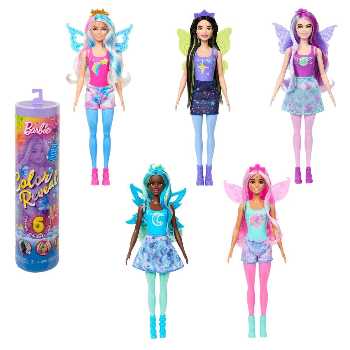 Barbie - Barbie Color Reveal Rainbow Galaxy modelos surtidos. - Image 1