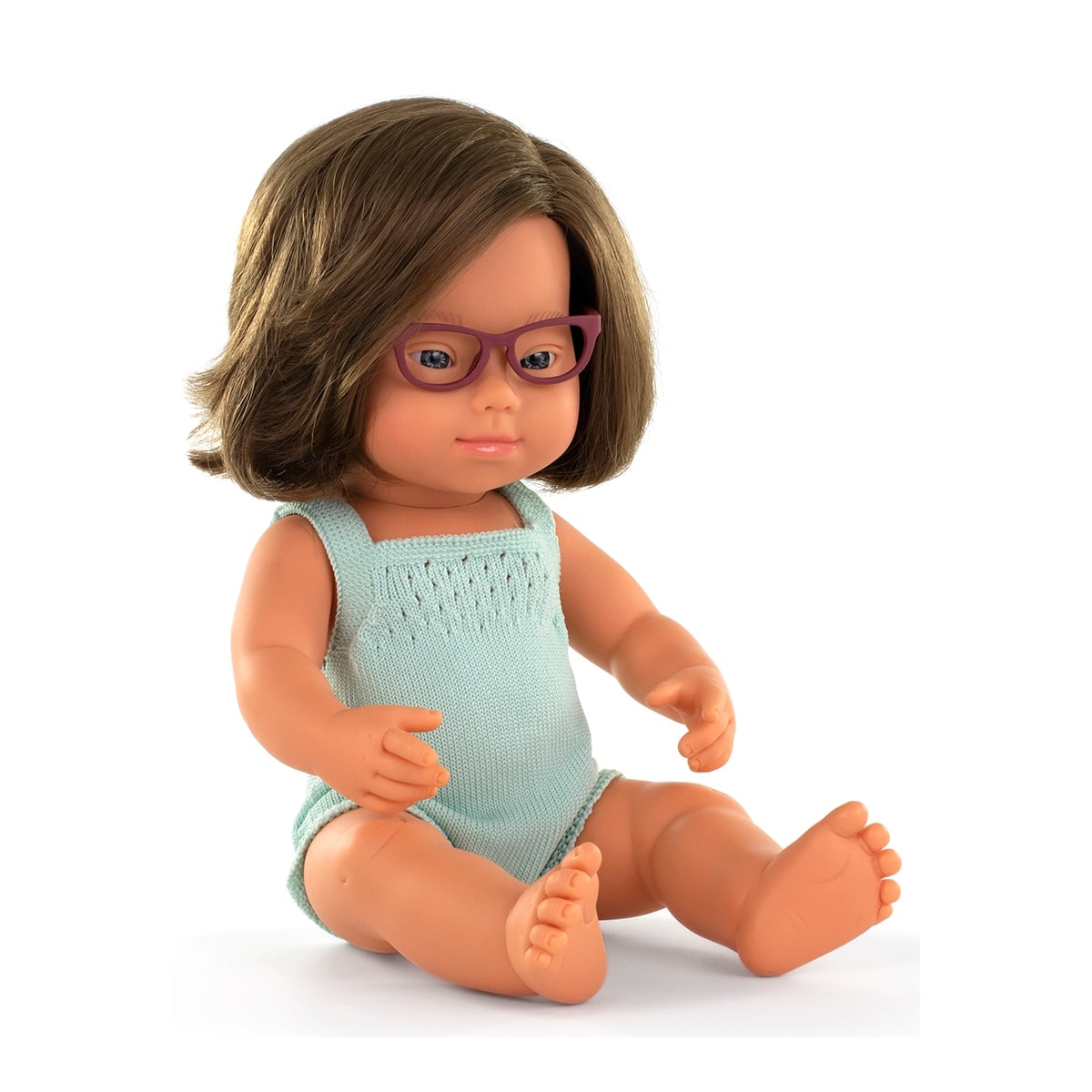 Miniland - Muñeca caucásica con Síndrome de Down Miniland. - Image 1