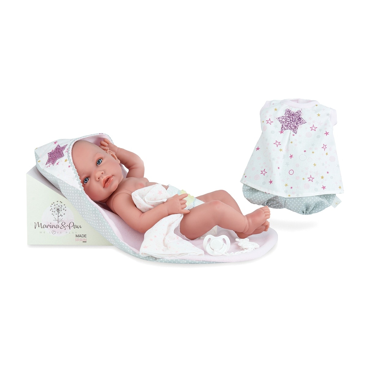 Marina&Pau - Minimuñeca Ane Baby Trousseau Estuche Marina&Pau. - Image 1