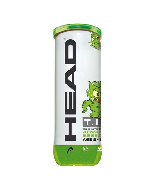 Head - Bote de 3 pelotas de tenis T.I.P. Green Head. - Image 1