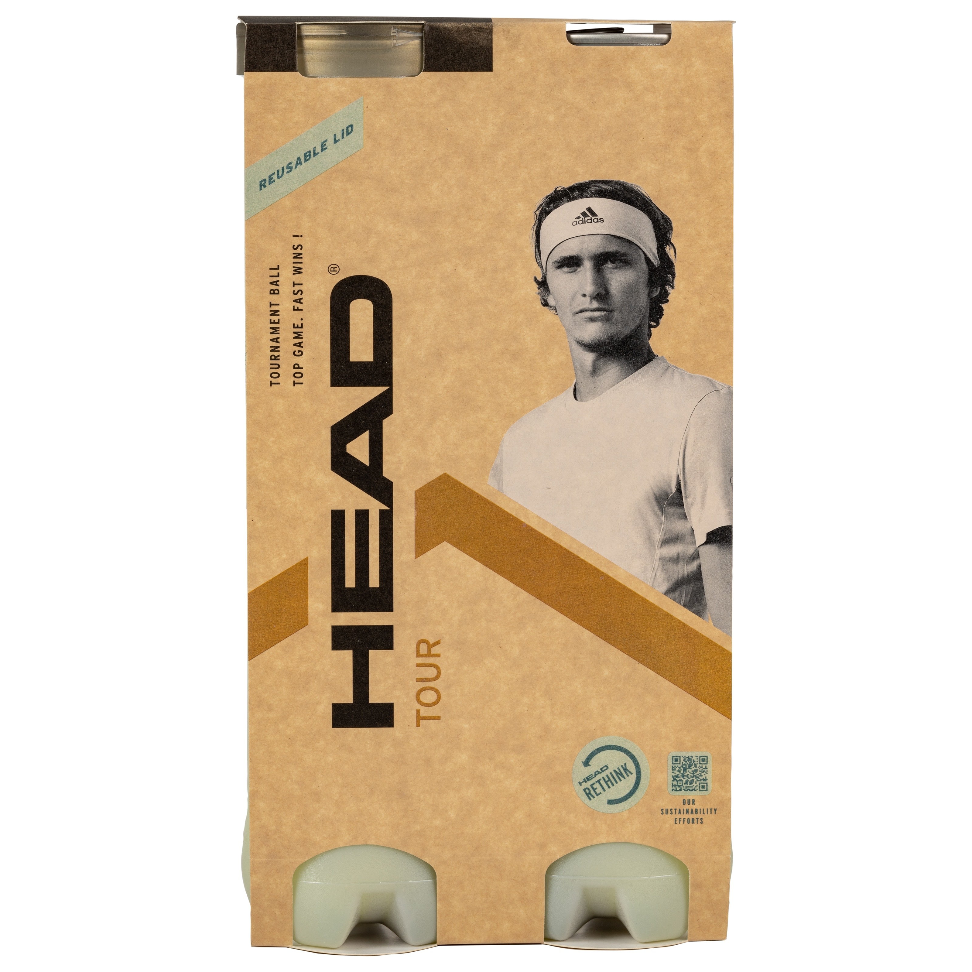 Head - Bipack de pelotas de tenis 2x4B Tour Head. - Image 1