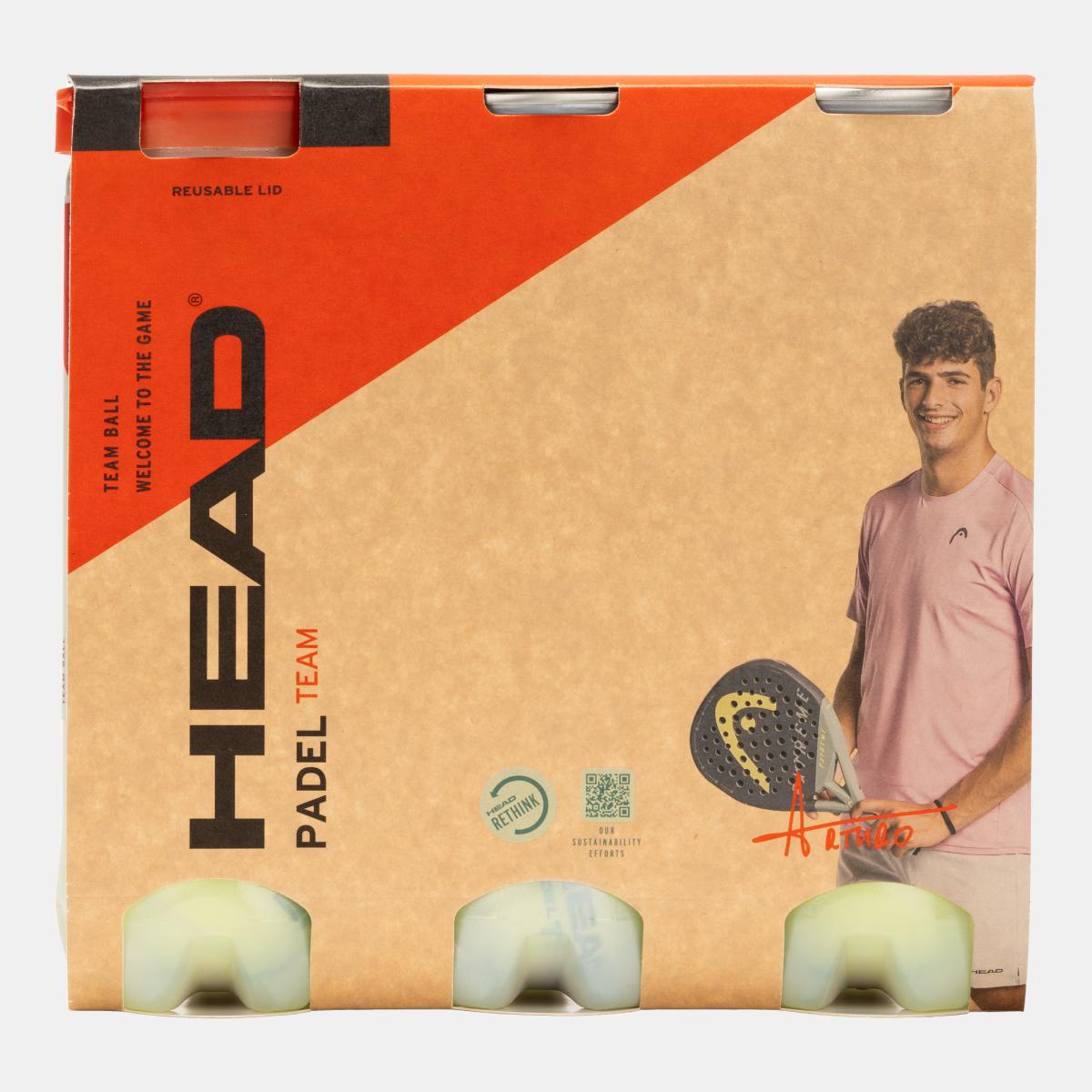 Head - Tripack de pelotas de pádel Head. - Image 1