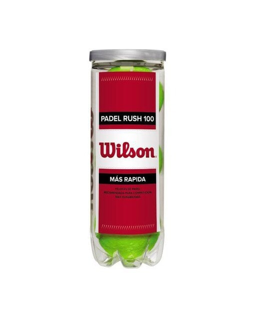 Wilson - Bote de 3 pelotas de pádel Rush 100 Wilson. - Image 1