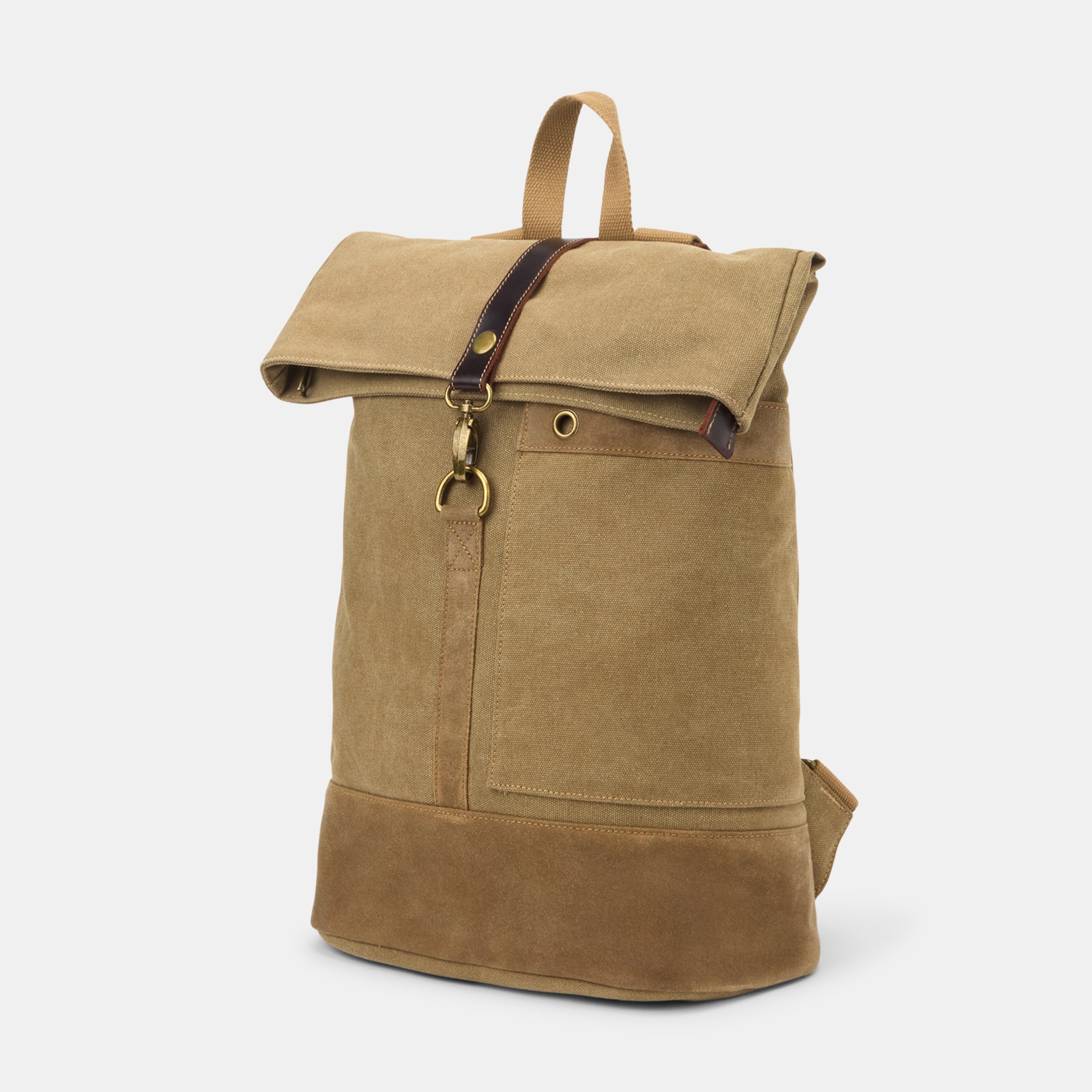 Verhunt - Mochila en canvas y piel. - Image 1