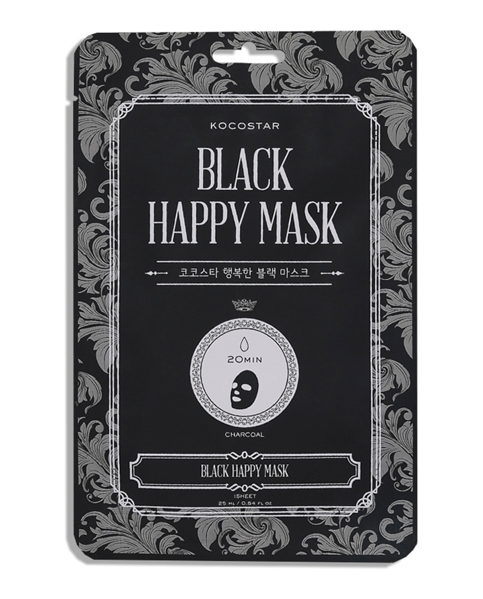 Kocostar - Mascarilla de velo Black Happy Mask Kocostar. - Image 1