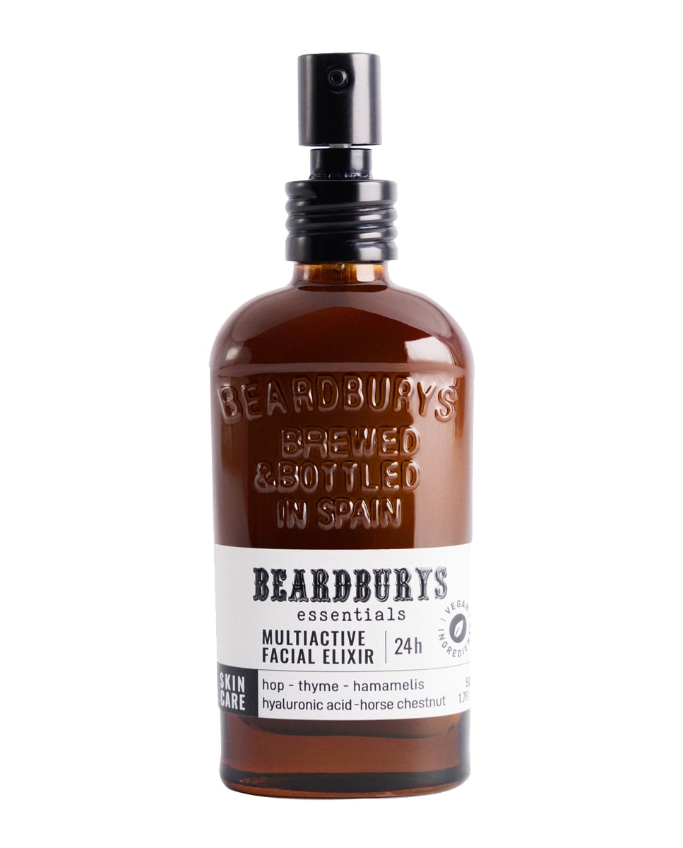 Beardburys - Crema facial hidratante Multiactive Facial Elixir 24h 50ml Bearburys. - Image 1