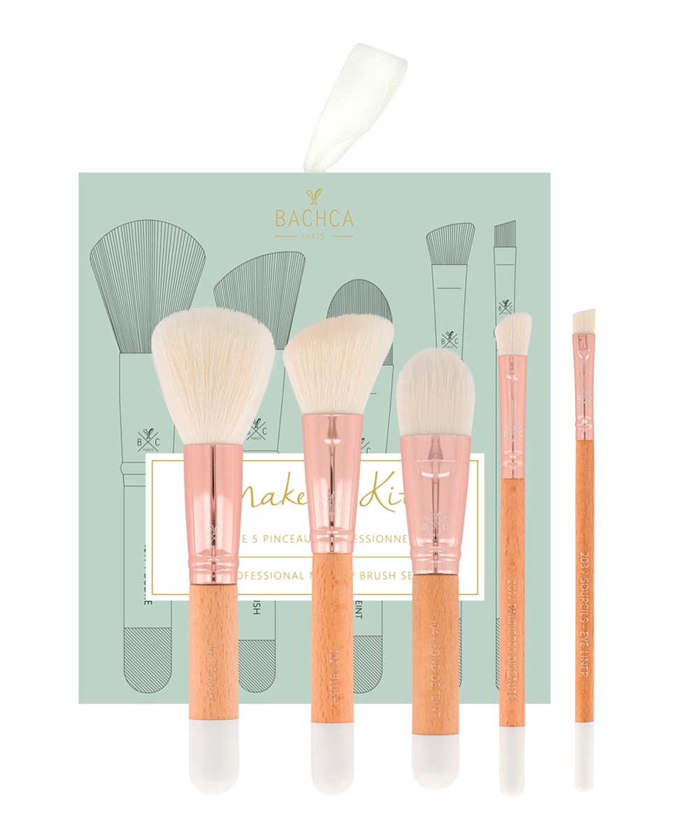 Bachca - Estuche de regalo de 5 brochas de maquillaje profesionales Bachca. - Image 1