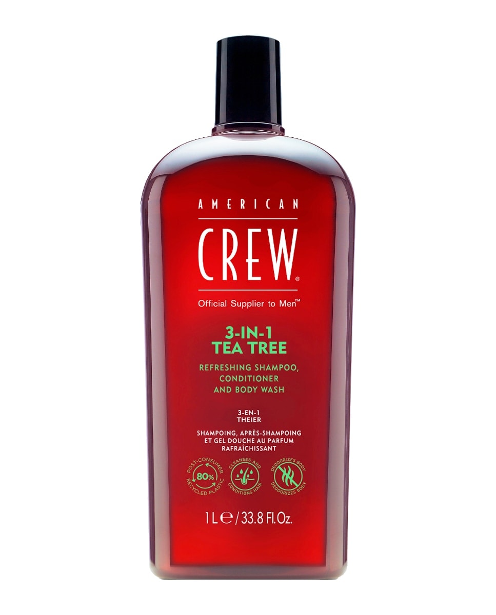 American Crew - Champú 3 in 1 Tea Tree 250 ml American Crew. - Image 1