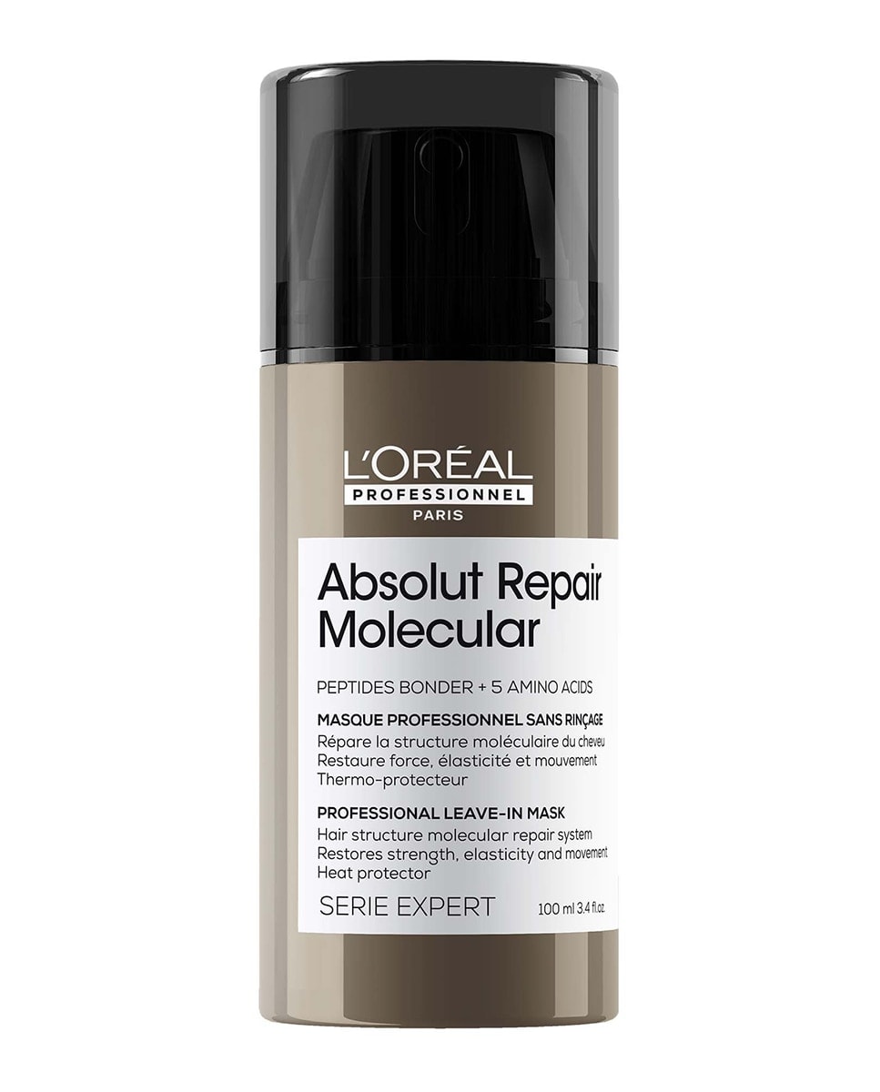 L'Oréal Professionnel - Mascarilla sin Aclarado para Cabello Dañado Serie Expert Absolut Repair Molecular 100 ml L'Oreal Professionnel. - Image 1