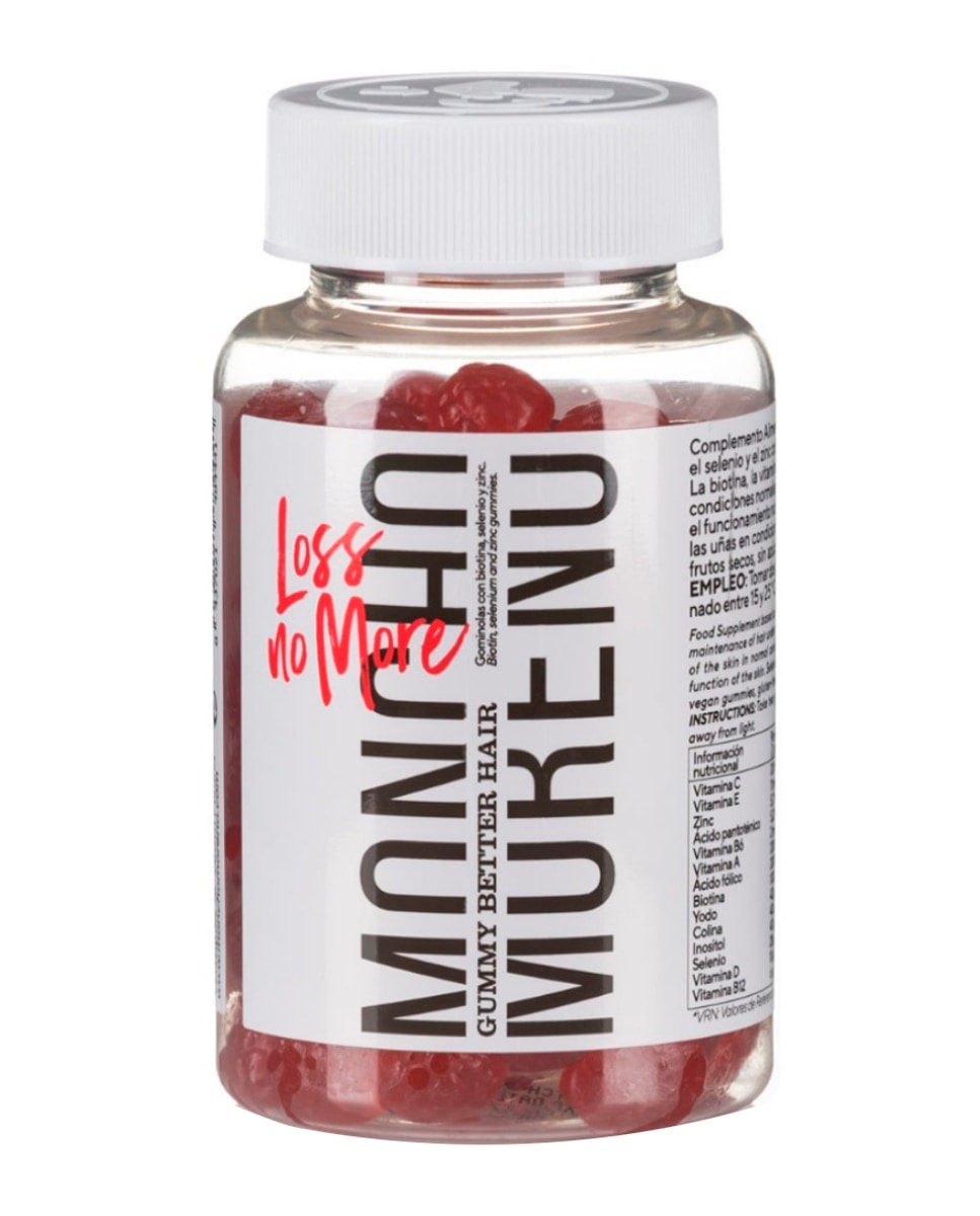 Moncho Moreno - Gominolas con vitaminas y sin azúcar que evitan la caída 139 gr Moncho Moreno. - Image 1