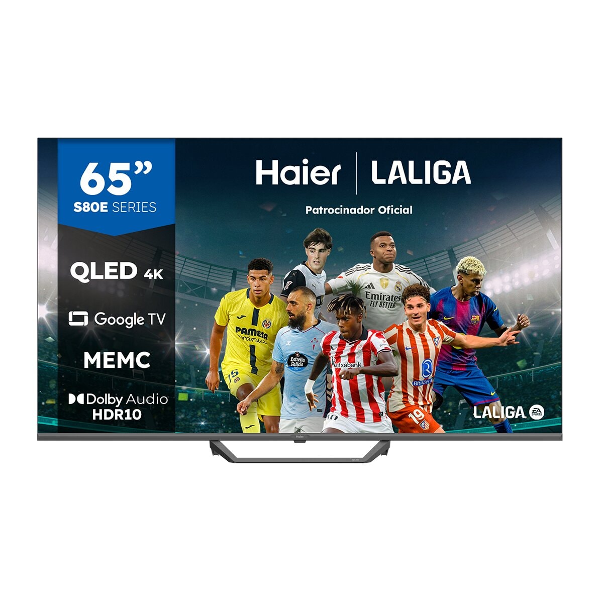 Haier - TV QLED 165cm (65") Haier H65S80EUX S80E Series, UHD 4K, Smart Google TV, HDR10. - Image 1