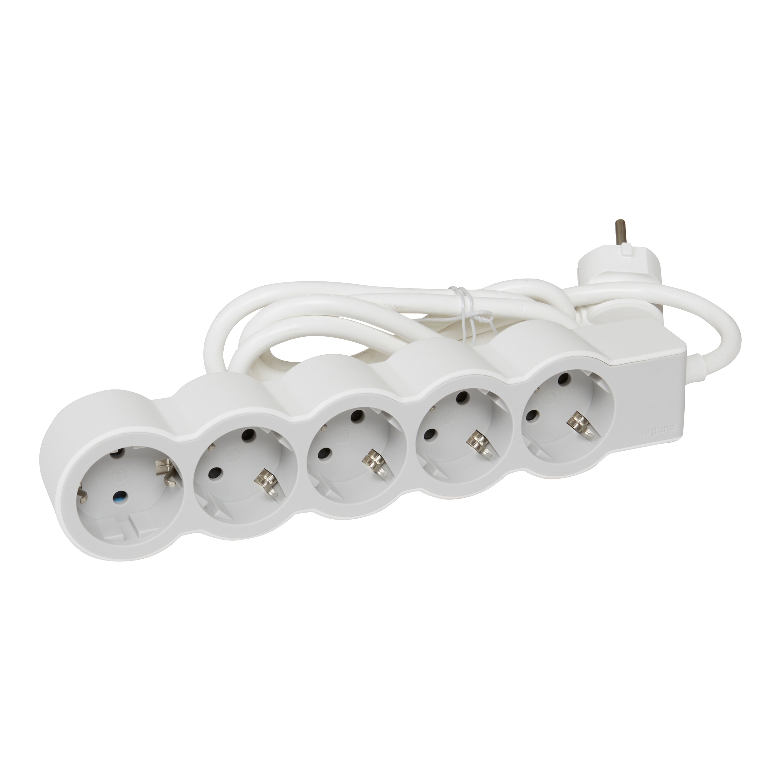 Legrand - Regleta eléctrica 5 tomas sin interruptor. - Image 1