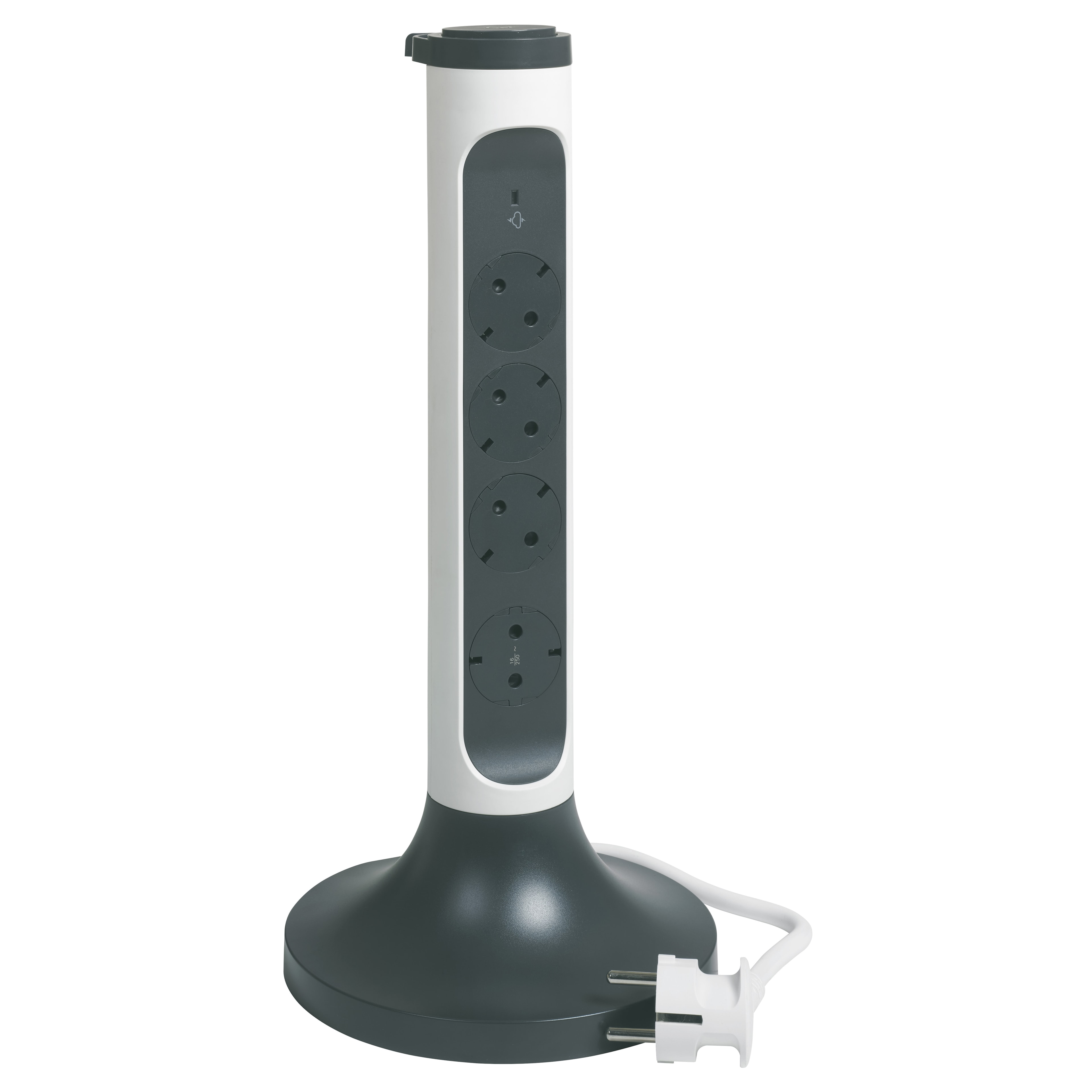 Legrand - Regleta eléctrica vertical 4 tomas. - Image 1