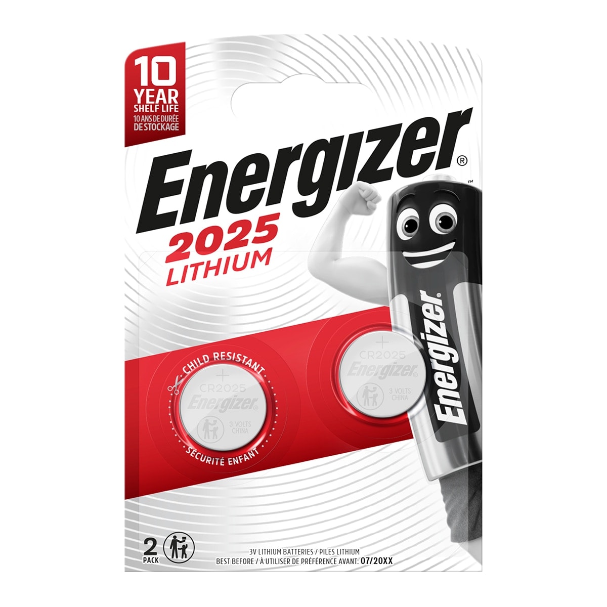 ENERGIZER - Pila Botón Lithium 3V - Pack 2 Uds. - Image 1