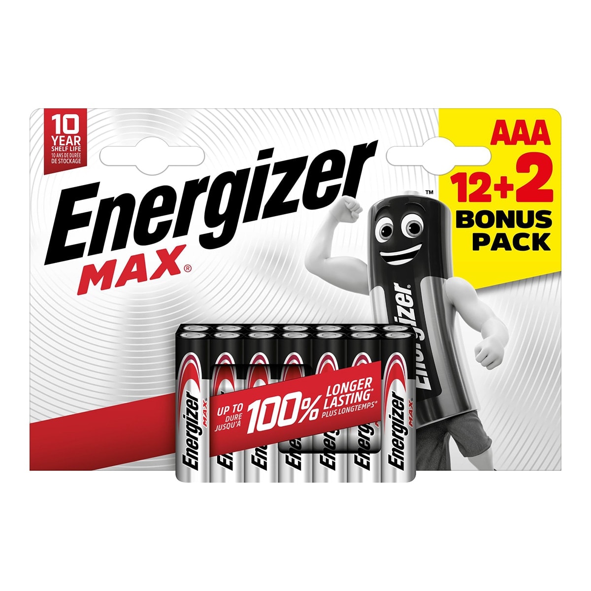 ENERGIZER - Pack Pilas Alcalinas 12+2 AAA LR03 Energizer. - Image 1