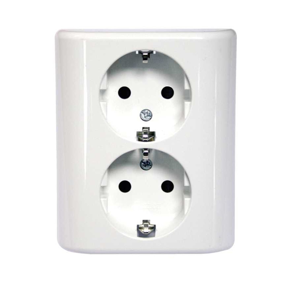 SIMON - Enchufe doble monobloc empotrar. - Image 1