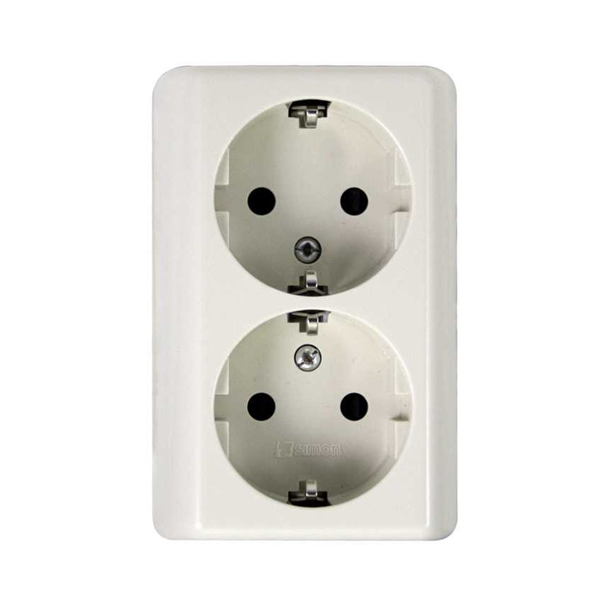 SIMON - Enchufe Doble Monobloc Superficie 16A. - Image 1