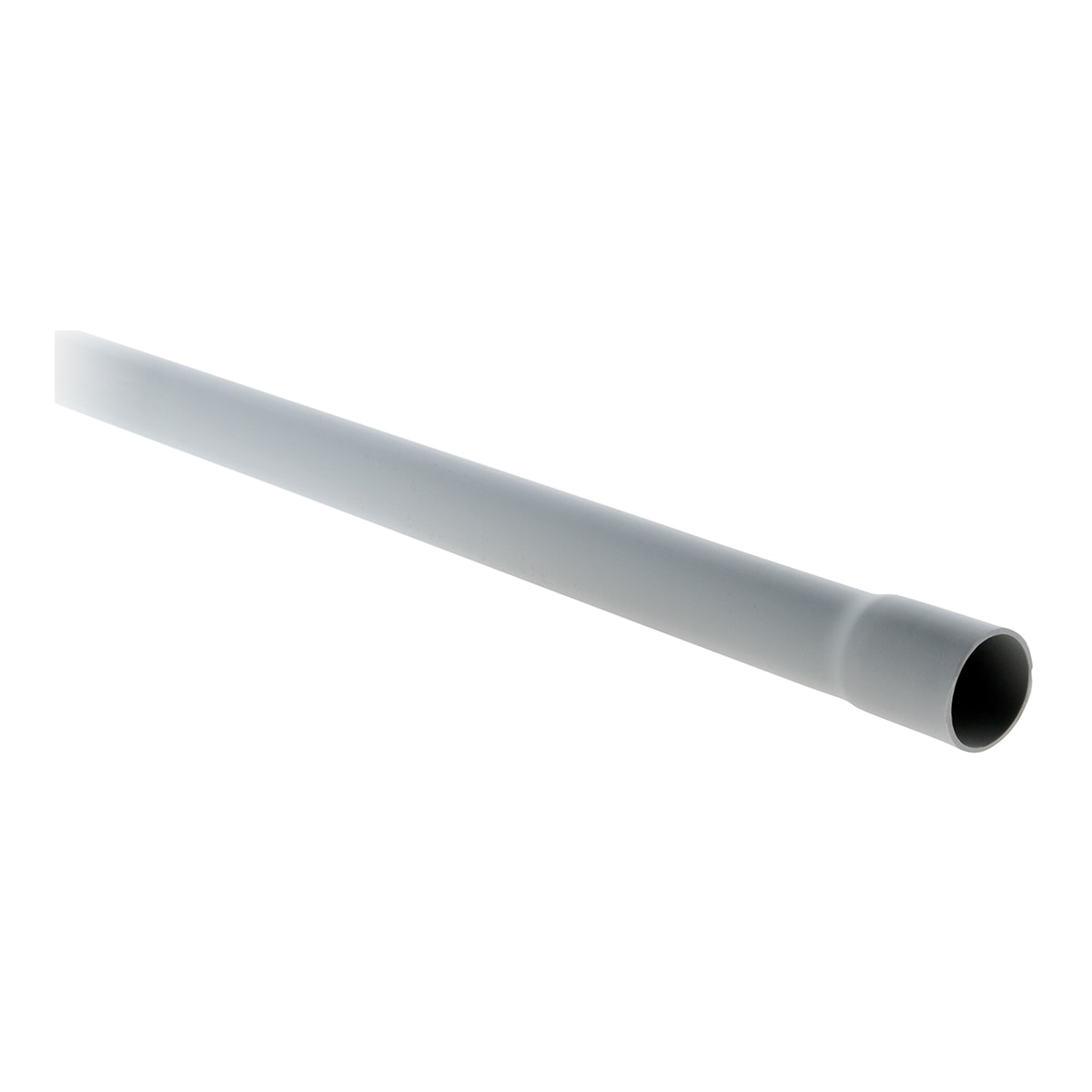 ZENITECH - Tubo rígido pvc Gris 20 mm 100325. - Image 1