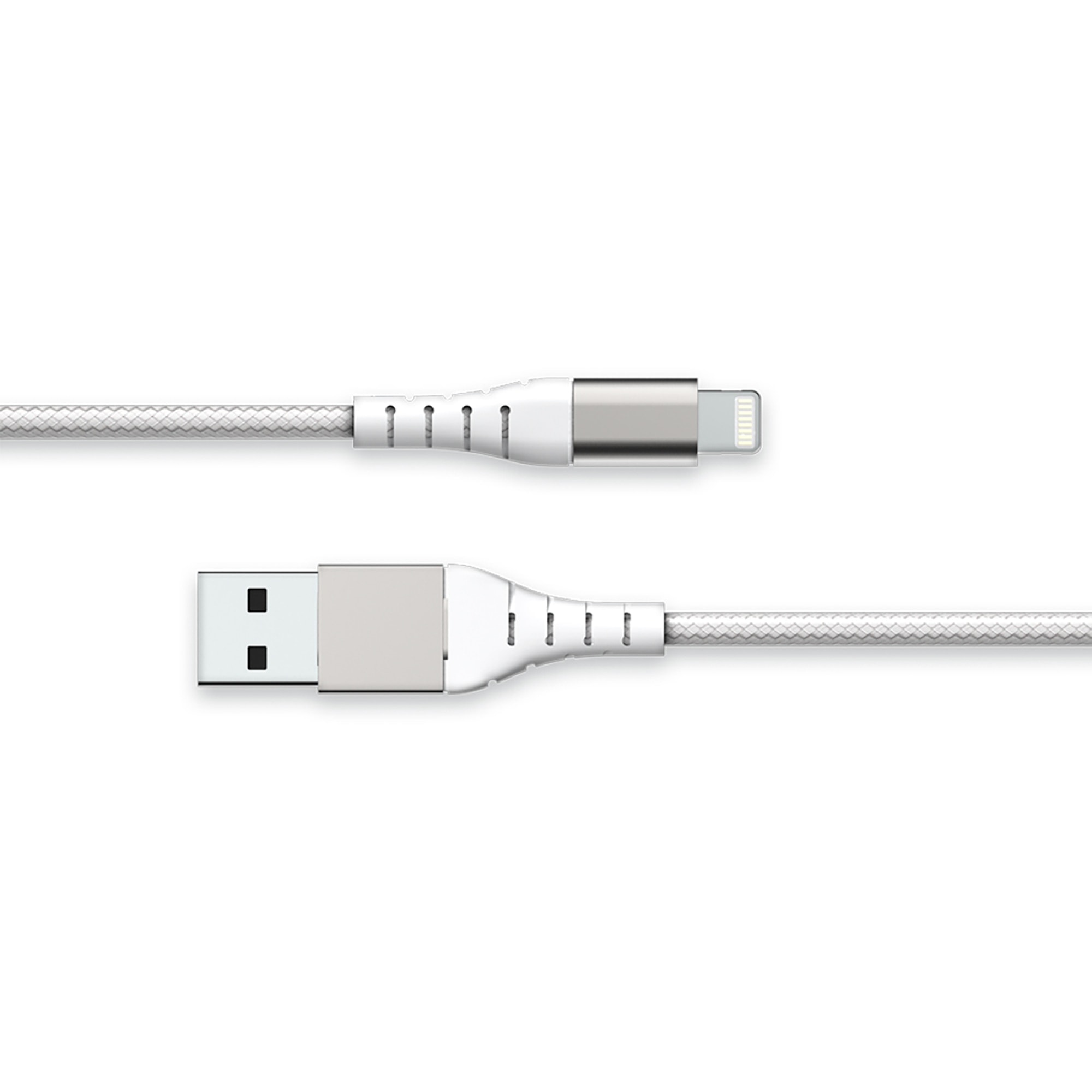 FORCE POWER - Cable Reforzado USB A - USB Lightning 1,2 m. - Image 1