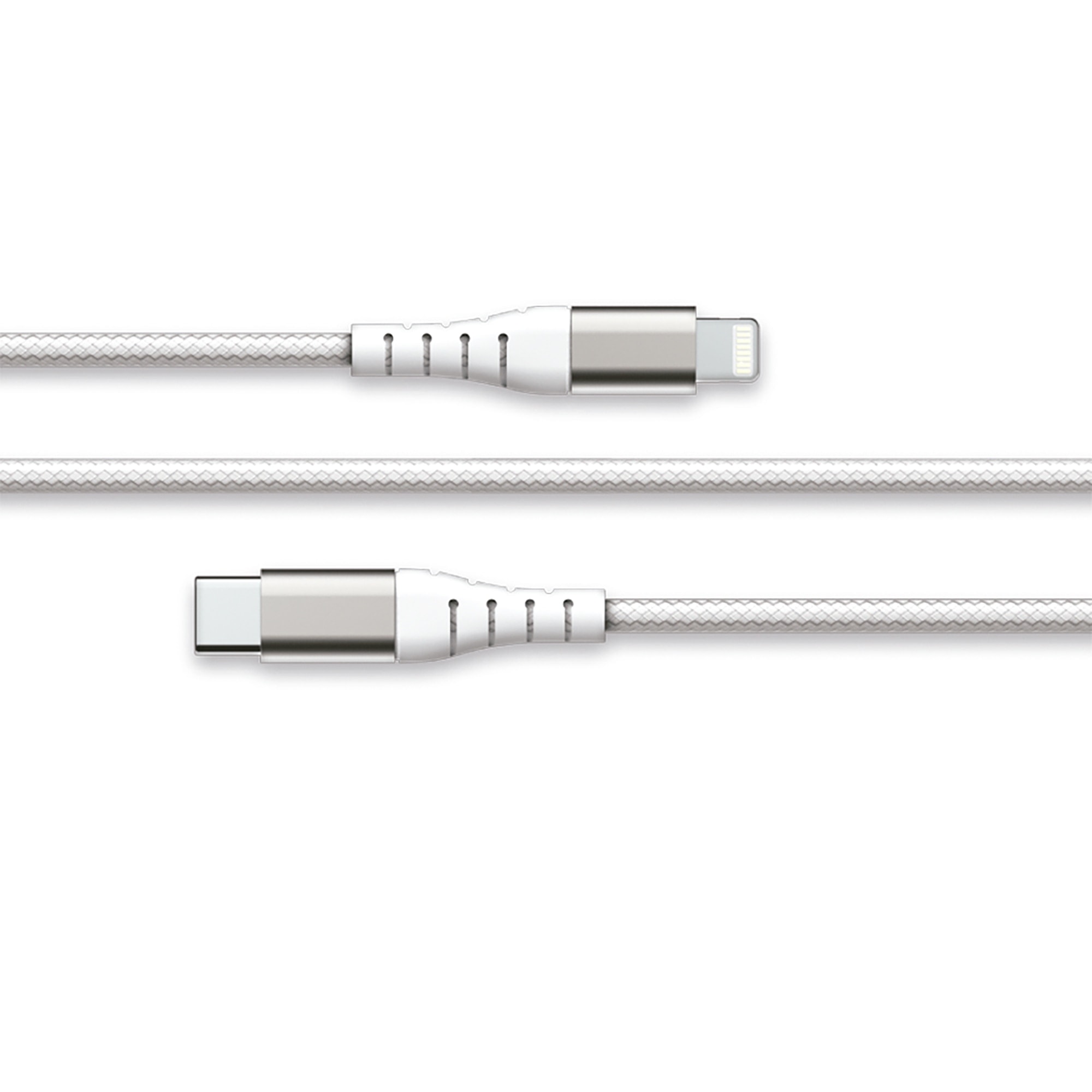 FORCE POWER - Cable Reforzado USB C - USB Lightning 1,2 m. - Image 1