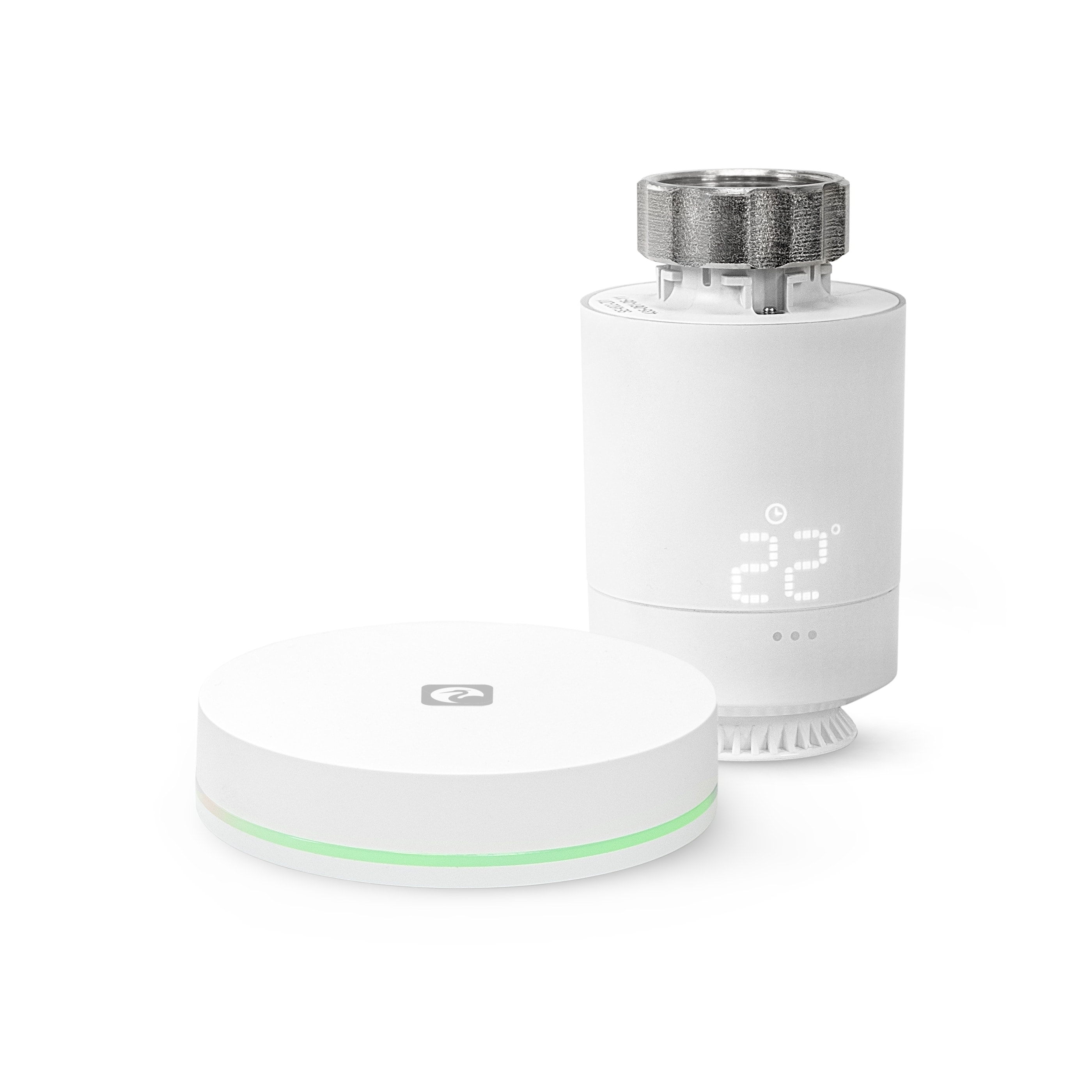 GARZA - Kit Termostato Smart Bridge + Cabezal Termostático Wi-Fi Zigbee 3.0. - Image 1